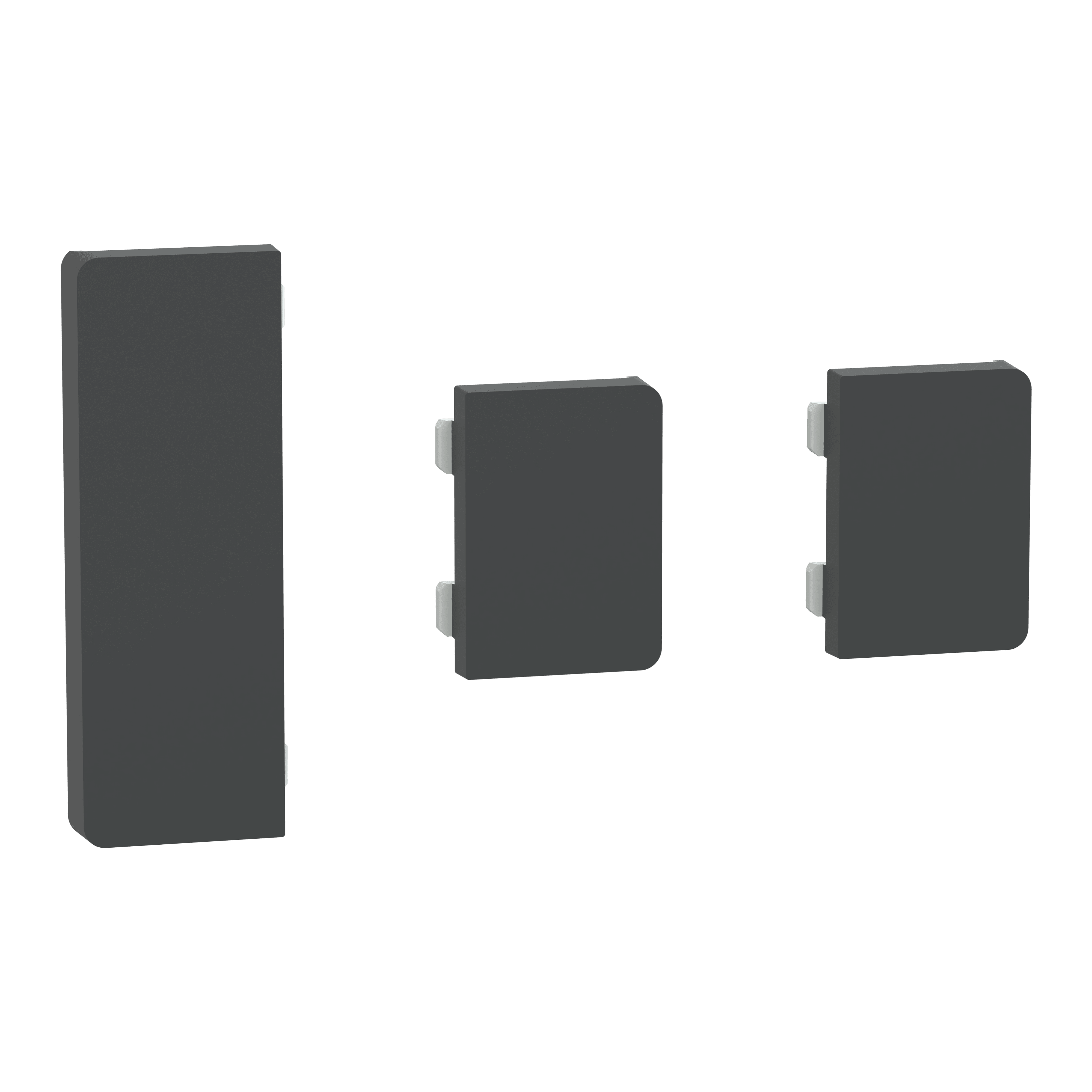 SCHNEIDER ELECTRIC - 2 Pulsanti Small 1 Medium Push Button KNX Antracite