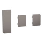 SCHNEIDER ELECTRIC - 2 Pulsanti Small 1 Medium Push Button KNX Nichel