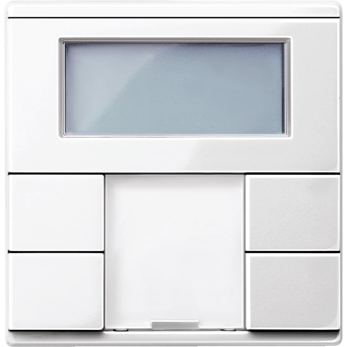 SCHNEIDER ELECTRIC - Pulsantiera multifunzione doppia con unità controllo T ambiente bianco polare SM