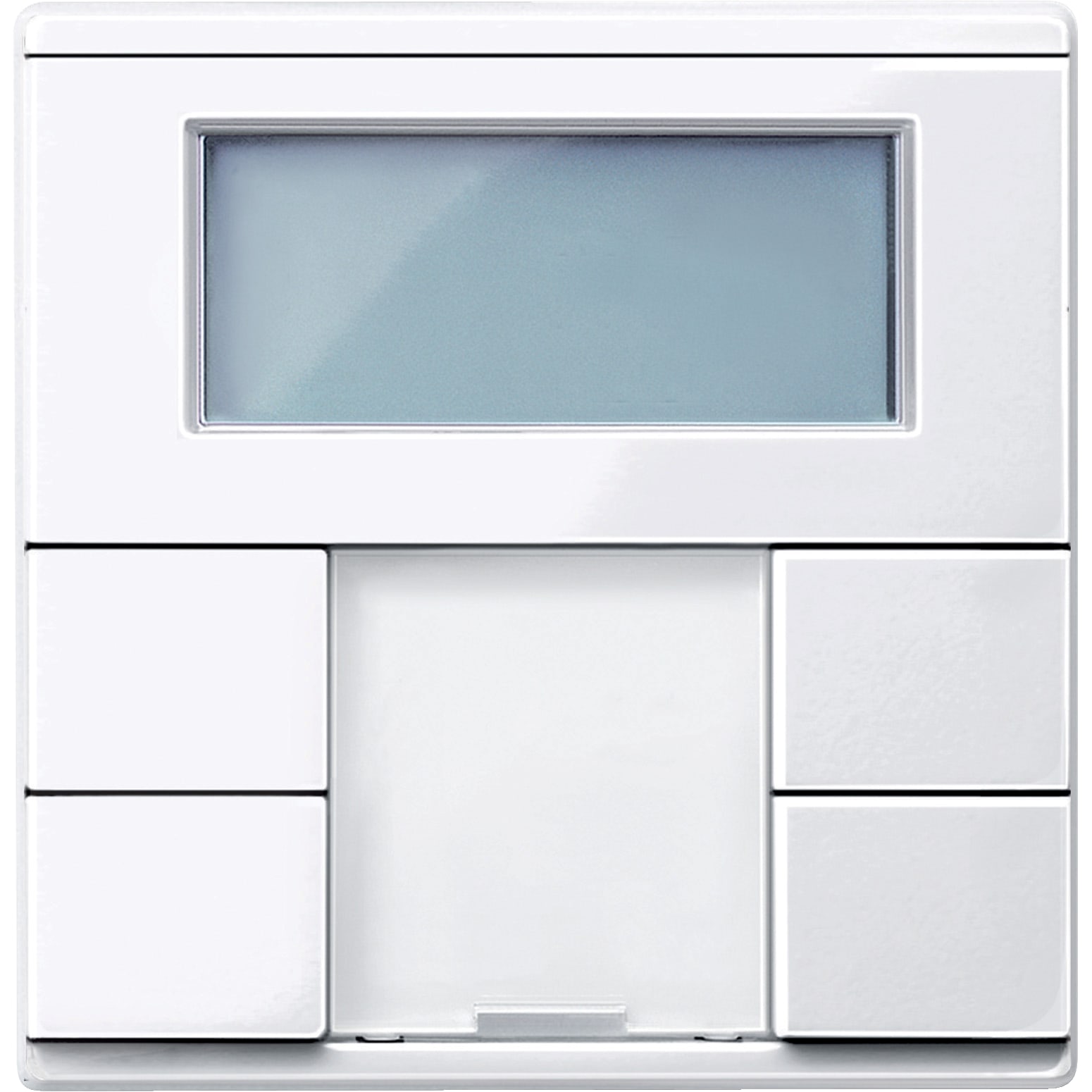 SCHNEIDER ELECTRIC - Pulsantiera multifunzione doppia con unità controllo T ambiente bianco attivo SM