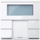 SCHNEIDER ELECTRIC - Pulsantiera multifunzione doppia con unità controllo T ambiente bianco attivo SM