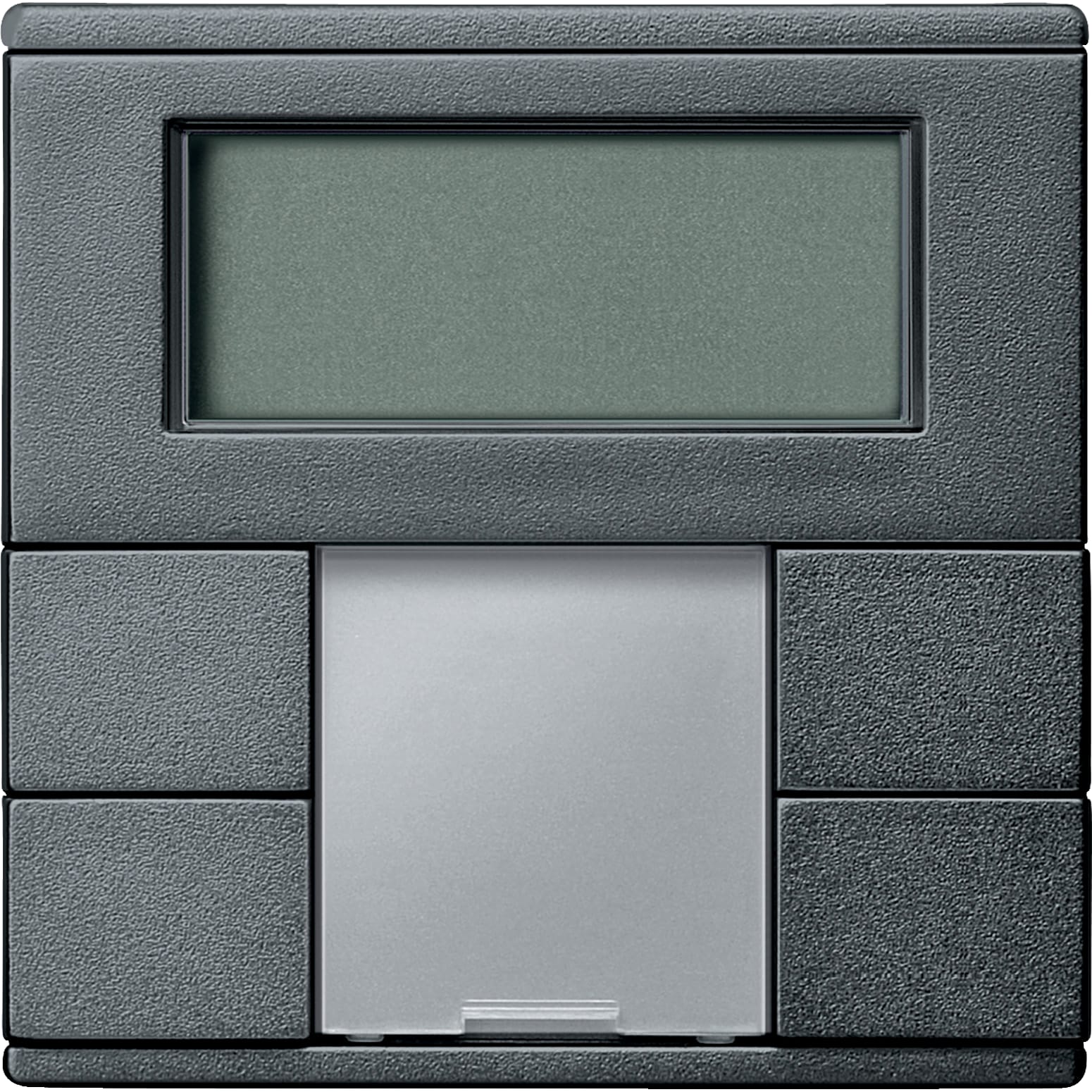 SCHNEIDER ELECTRIC - Pulsantiera multifunzione doppia con unità controllo T ambiente antracite SM