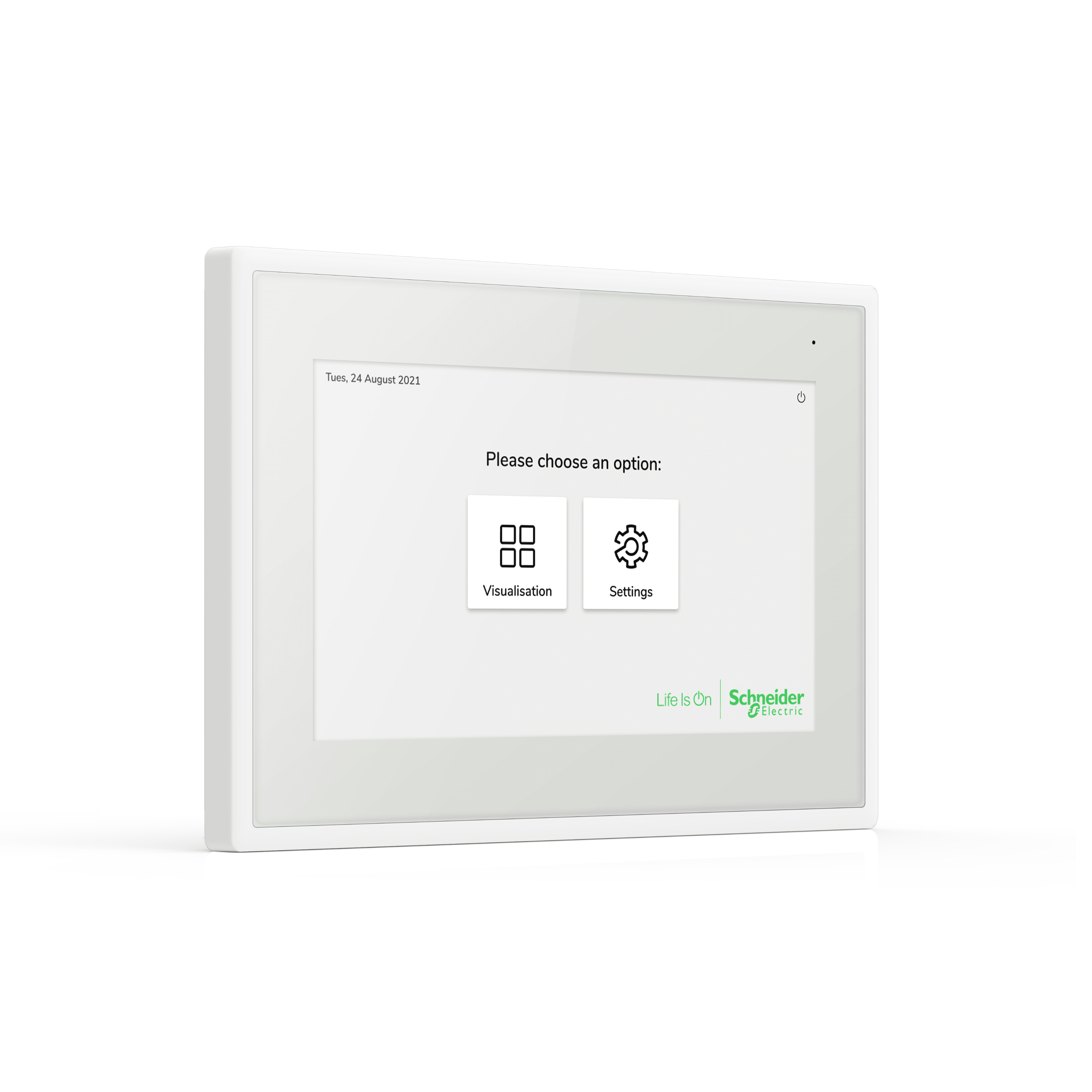 SCHNEIDER ELECTRIC - Touch Panel SpaceLogic KNX IP 7 Pollici Bianco