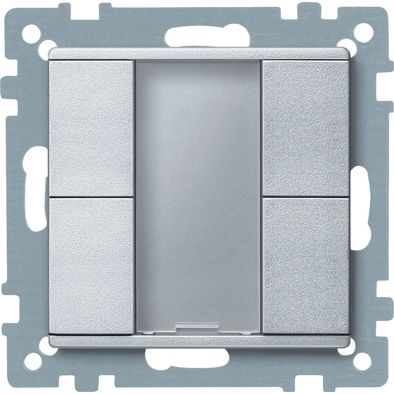 SCHNEIDER ELECTRIC - Pulsantiera multifunzione doppia plus, alluminio, SystemM