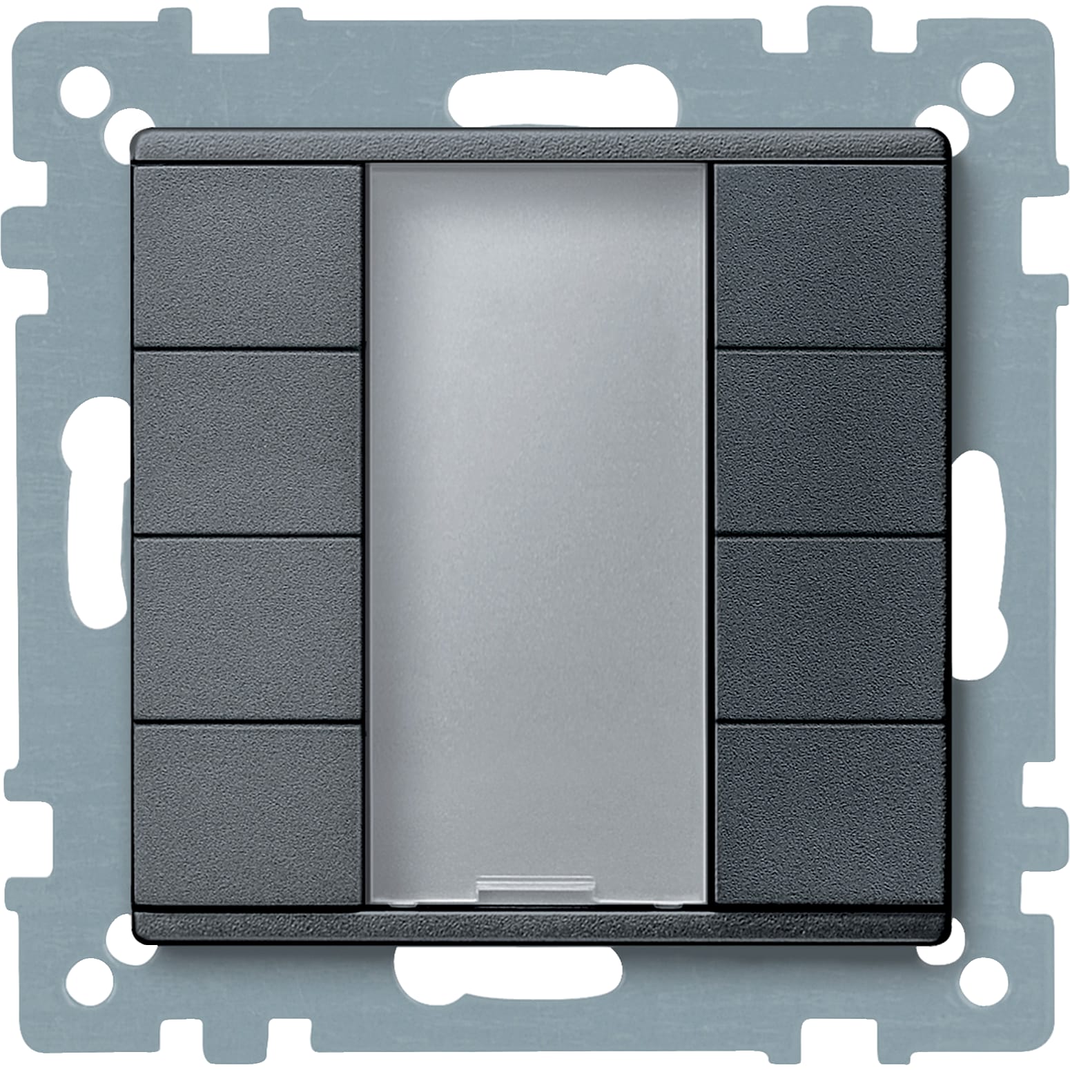SCHNEIDER ELECTRIC - Pulsantiera multifunzione quadrupla plus, antracite, SystemM
