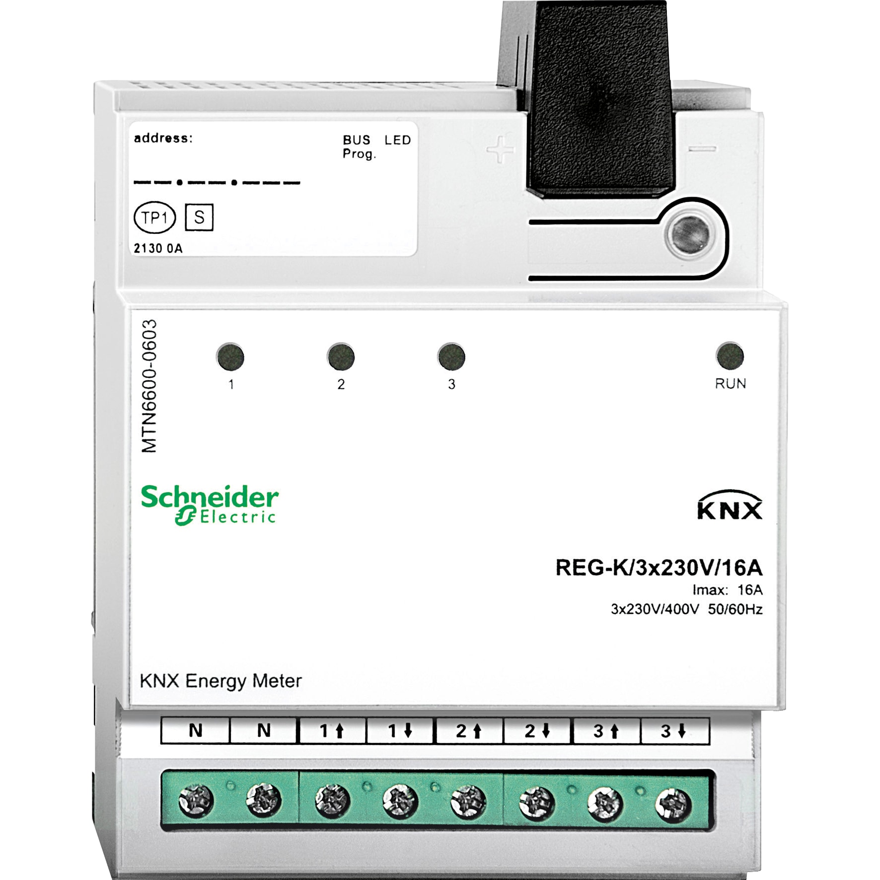 SCHNEIDER ELECTRIC - KNX Energy Meter REG-K-3x230 V-16 A