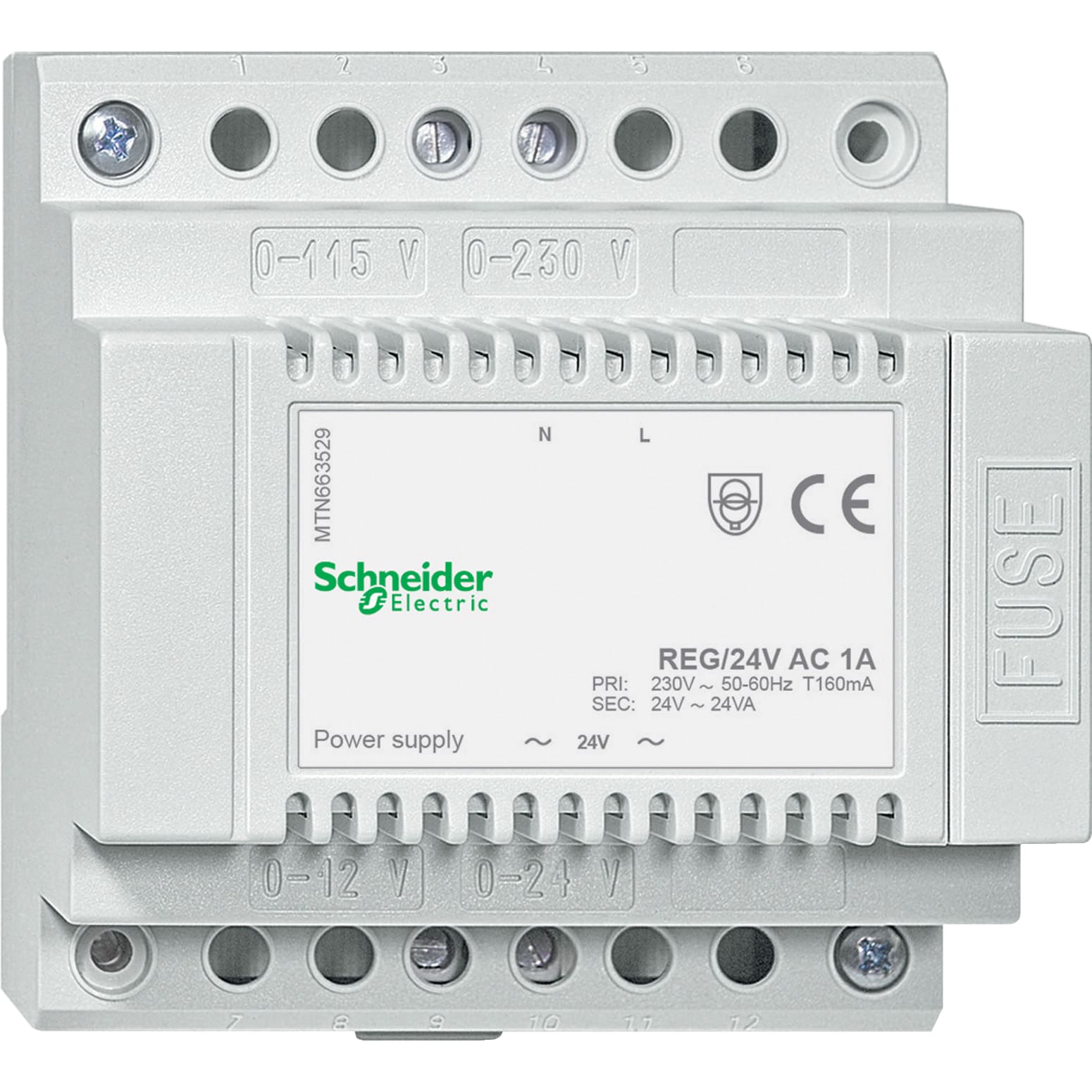 SCHNEIDER ELECTRIC - Alimentatore REG, CA a 24V-1A