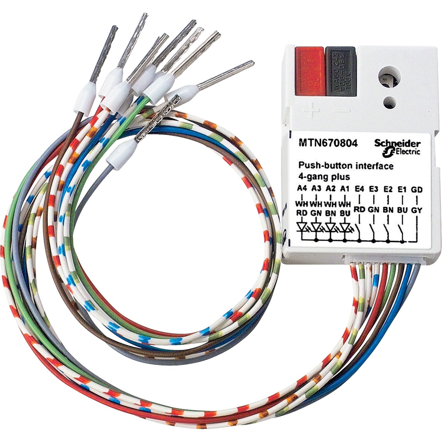 SCHNEIDER ELECTRIC - Interfaccia pulsanti convenzionali 4 canali