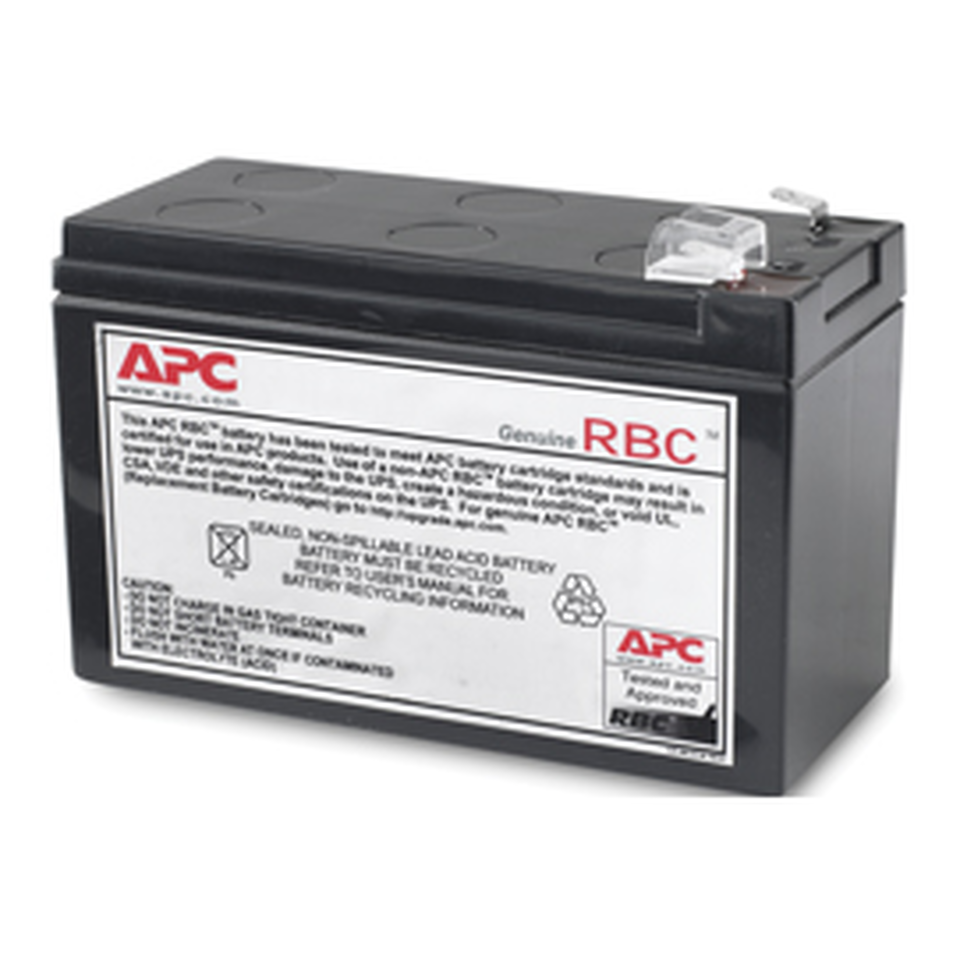 SCHNEIDER ELECTRIC - Cartuccia batteria di ricambio APC n. 114 con 2 anni di garanzia APCRBC114