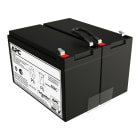 SCHNEIDER ELECTRIC - Cartuccia batteria di ricambio APC, VRLA, 7 Ah, 24 V CC, garanzia di 2 anni