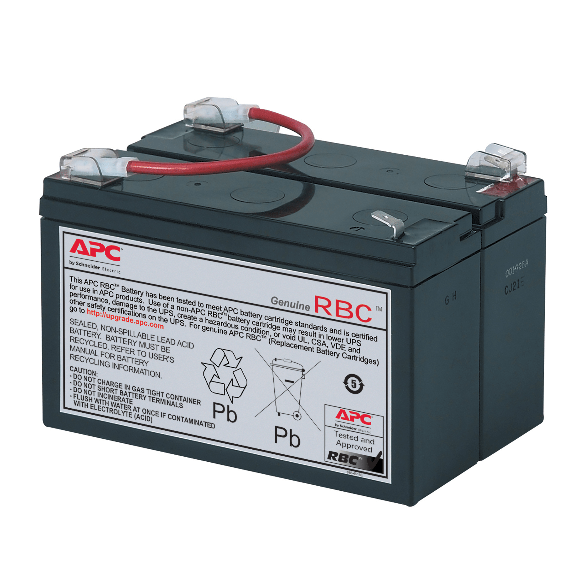 SCHNEIDER ELECTRIC - Cartuccia batteria di ricambio APC n. 3 con 2 anni di garanzia