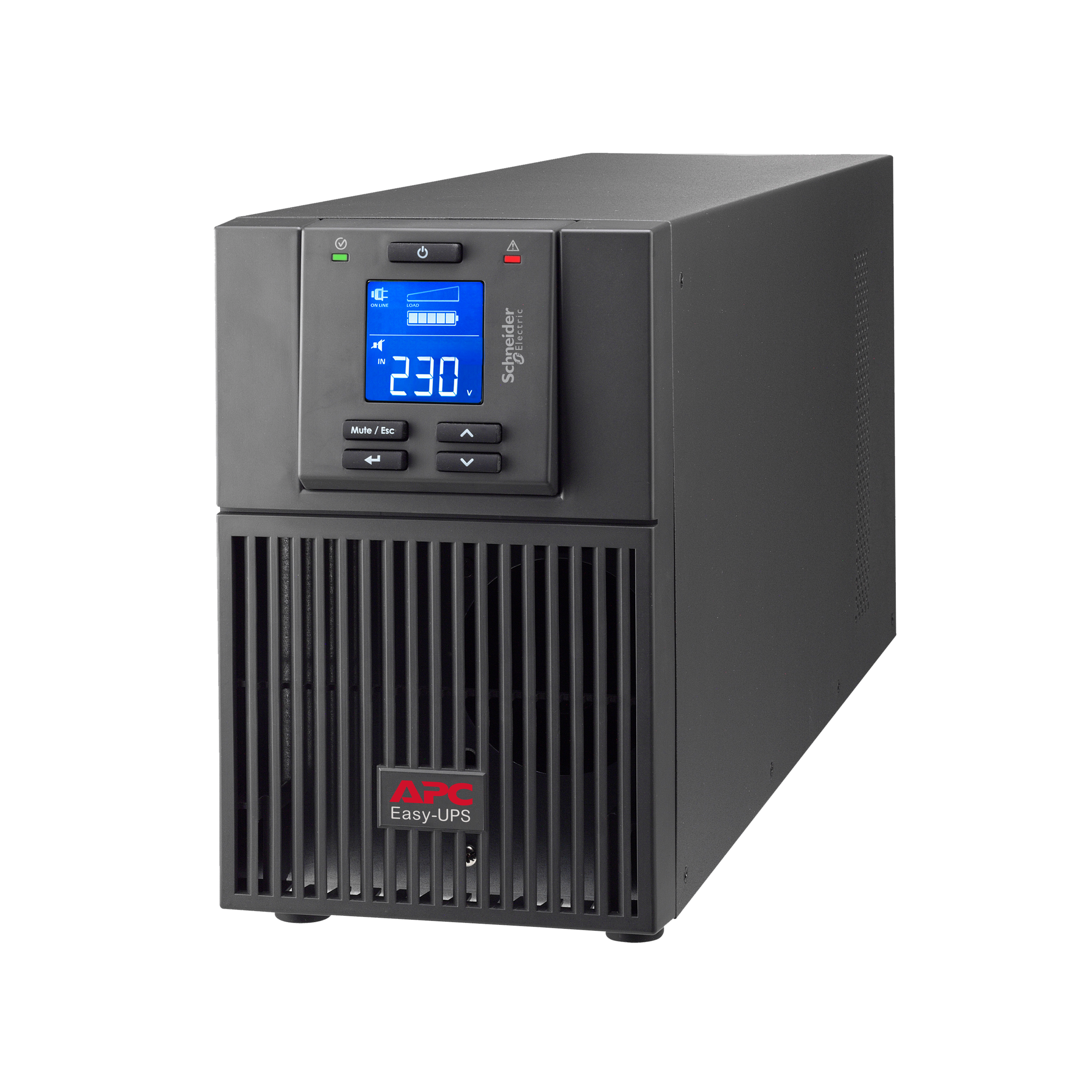SCHNEIDER ELECTRIC - APC, Easy UPS On-Line, SRV1KI-E, 1000VA/900W, Tower, 230V, 3 x IEC C13, Intelligent Card Slot, LCD