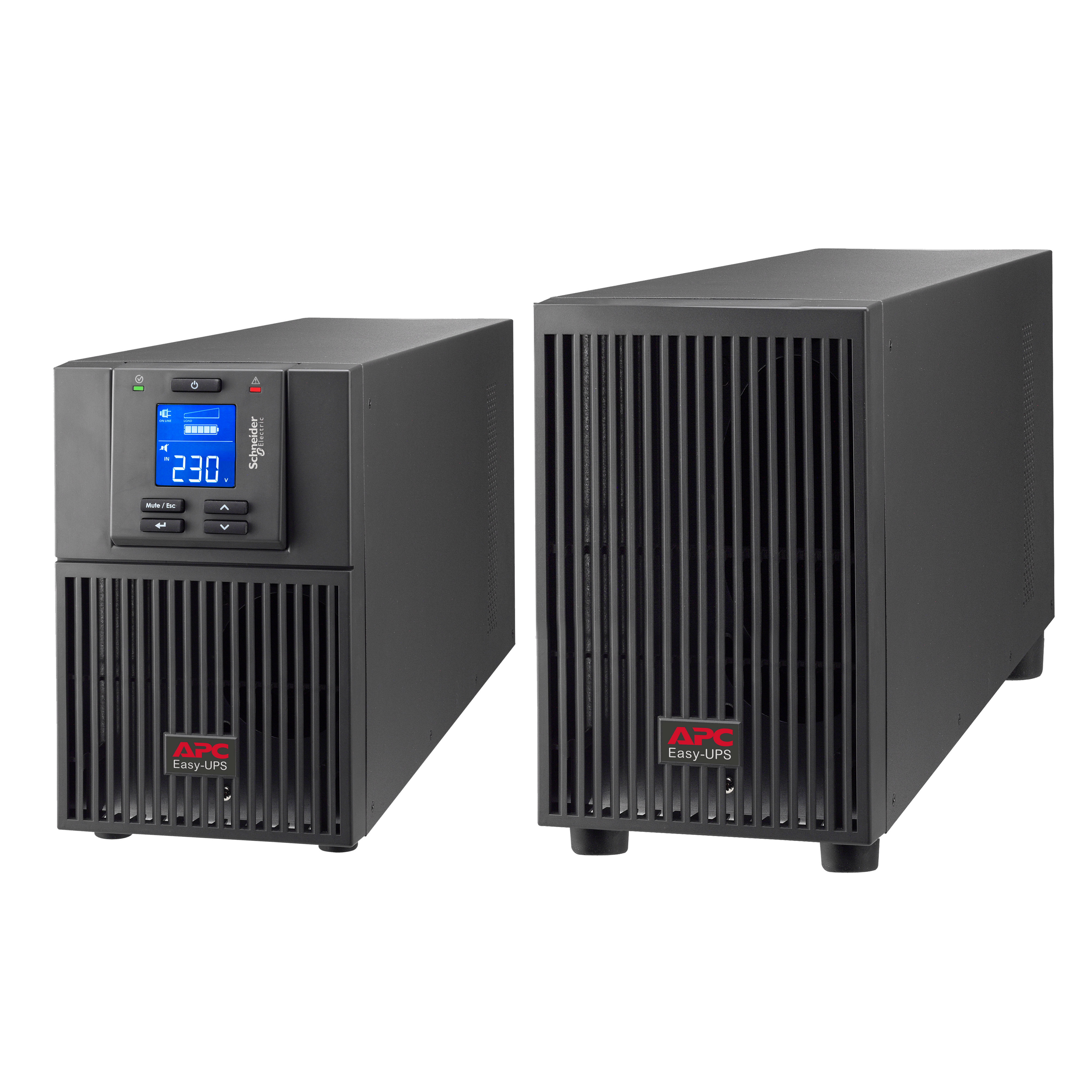 SCHNEIDER ELECTRIC - APC, Easy UPS On-Line, SRV1KIL-E, 1000VA/900W, Lunga autonomia, Tower, 230V, 4x IEC C13, Intelligent Card Slot, LCD