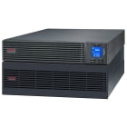 SCHNEIDER ELECTRIC - APC, Easy UPS On-Line, SRV5KRILRK, 5kVA/5kW, Lunga autonomia, Rackmount, 230V, Hardwire 3 fili (P+N+E), Intelligent Card Slot, LCD, kit mon. rack, 5U