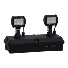 SCHNEIDER ELECTRIC - Exiway Smartduo, IP65, Autoalimentato Diagnosi Centralizzata (DiCube), 2400lm SE, 1h, Apparecchio di illuminazione di sicurezza