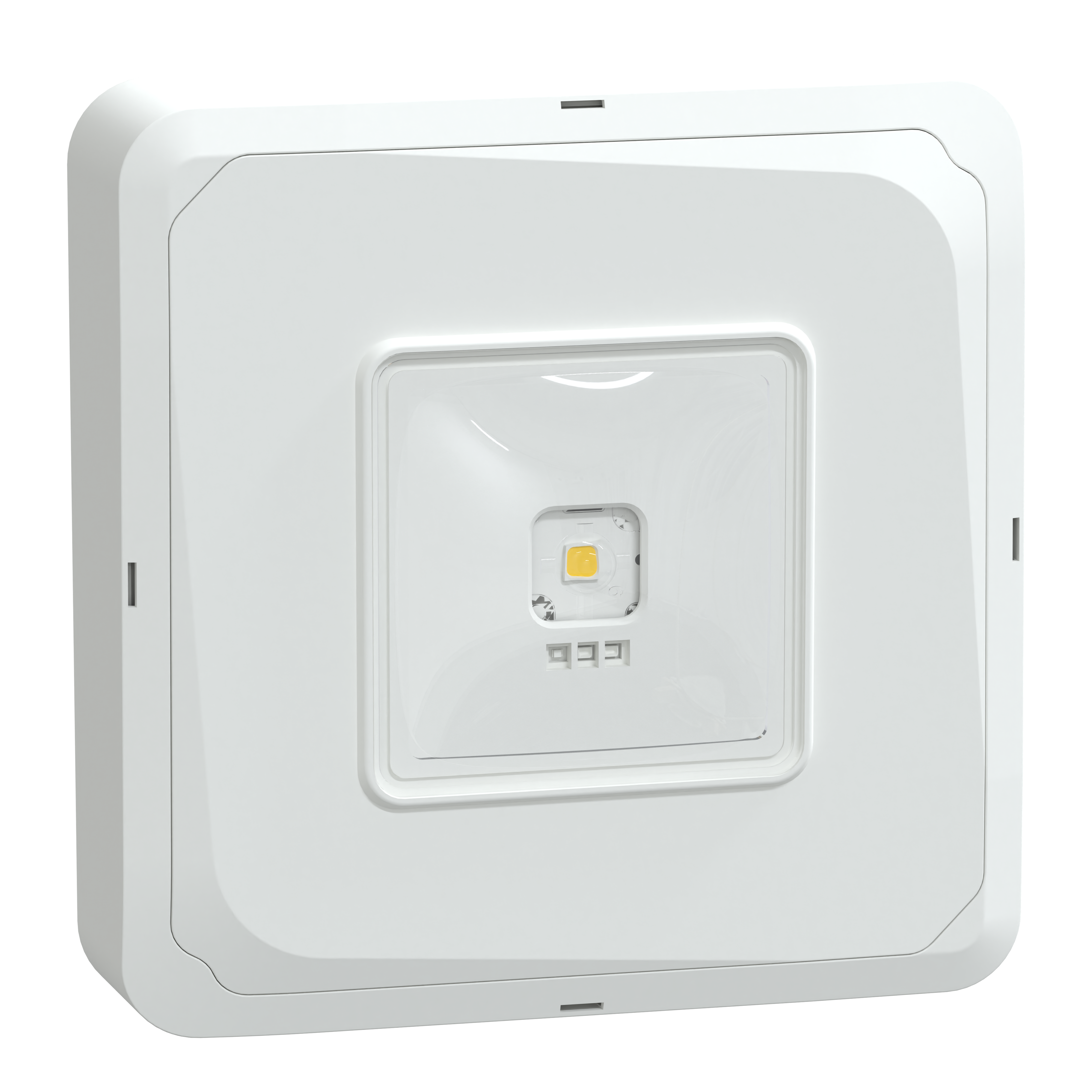 SCHNEIDER ELECTRIC - Exiway Smartbeam Soffitto, IP65, Autoalimentato Autodiagnosi Activa, SE-SA, 220lm SE, 220lm SA, 3h, Antipanico, illuminazione di sicurezza