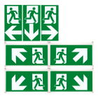 SCHNEIDER ELECTRIC - 7 Pittogrammi dedicate a scale e dislivelli, 45 gradi, Exiway Smartexit 32m, Accessorio di Segnalazione OVA53174