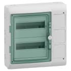 SCHNEIDER ELECTRIC - Quadro parete Mureva Enclosures IP65 + interfaccia 2 file 24 moduli 3 aperture 10351