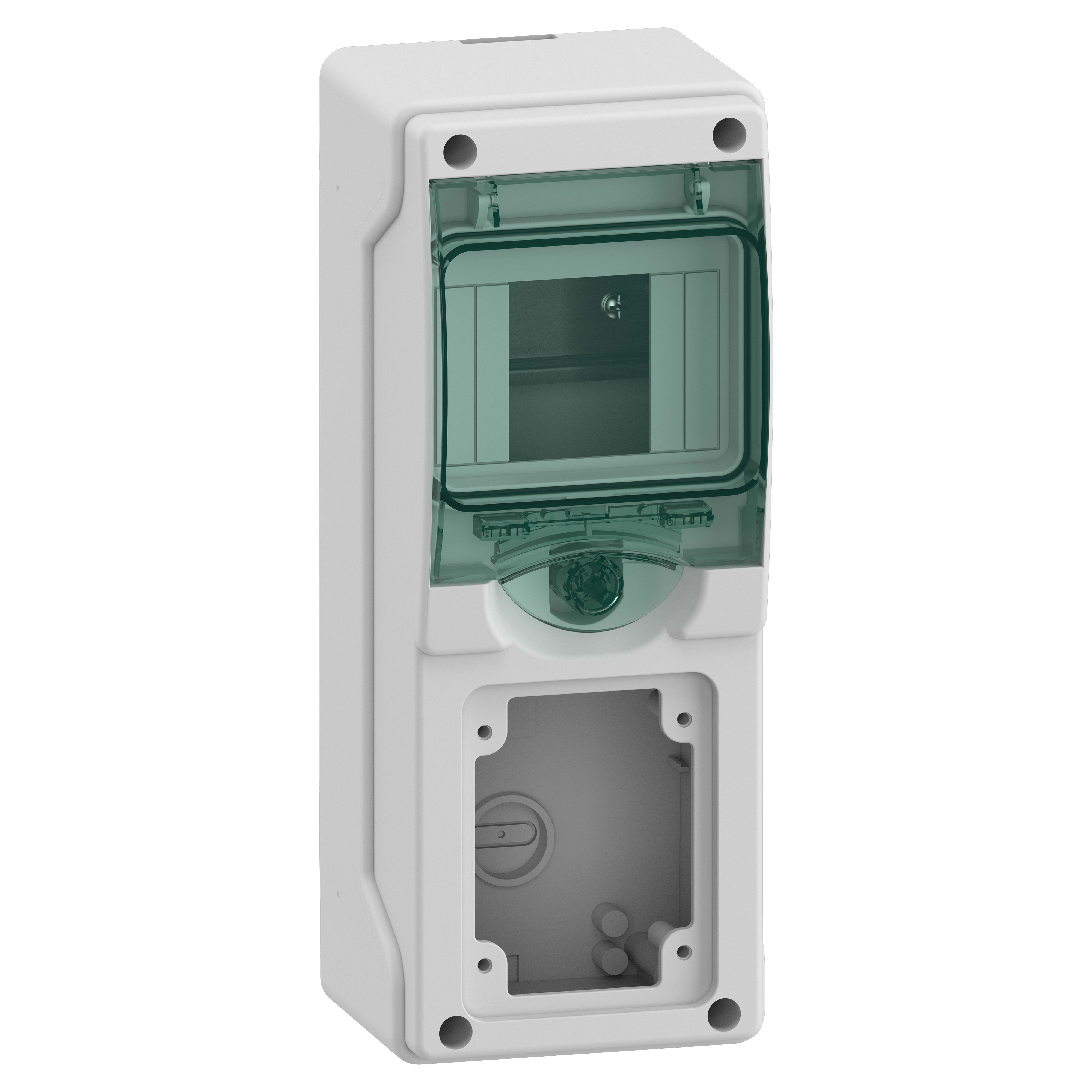 SCHNEIDER ELECTRIC - MiniQuadro Mureva Enclosures IP65 4 moduli 1 presa da incasso 10360