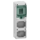 SCHNEIDER ELECTRIC - MiniQuadro Mureva Enclosures IP65 4 moduli 2 prese da incasso 10361