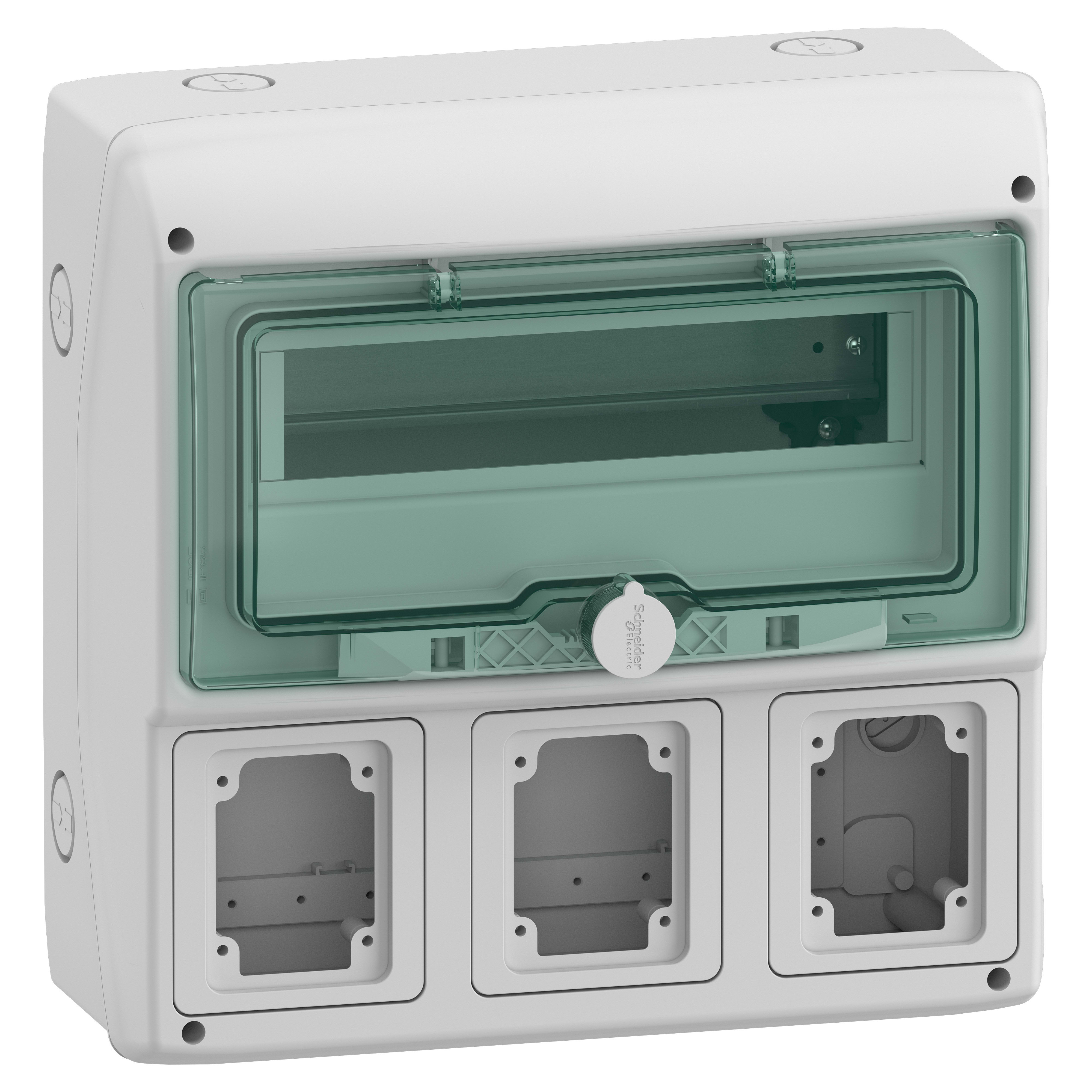 SCHNEIDER ELECTRIC - Quadro Mureva Enclosures IP65 12+1 moduli 3 prese da incasso