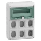 SCHNEIDER ELECTRIC - Quadro Mureva Enclosures IP65 12+1 moduli 6 prese da incasso