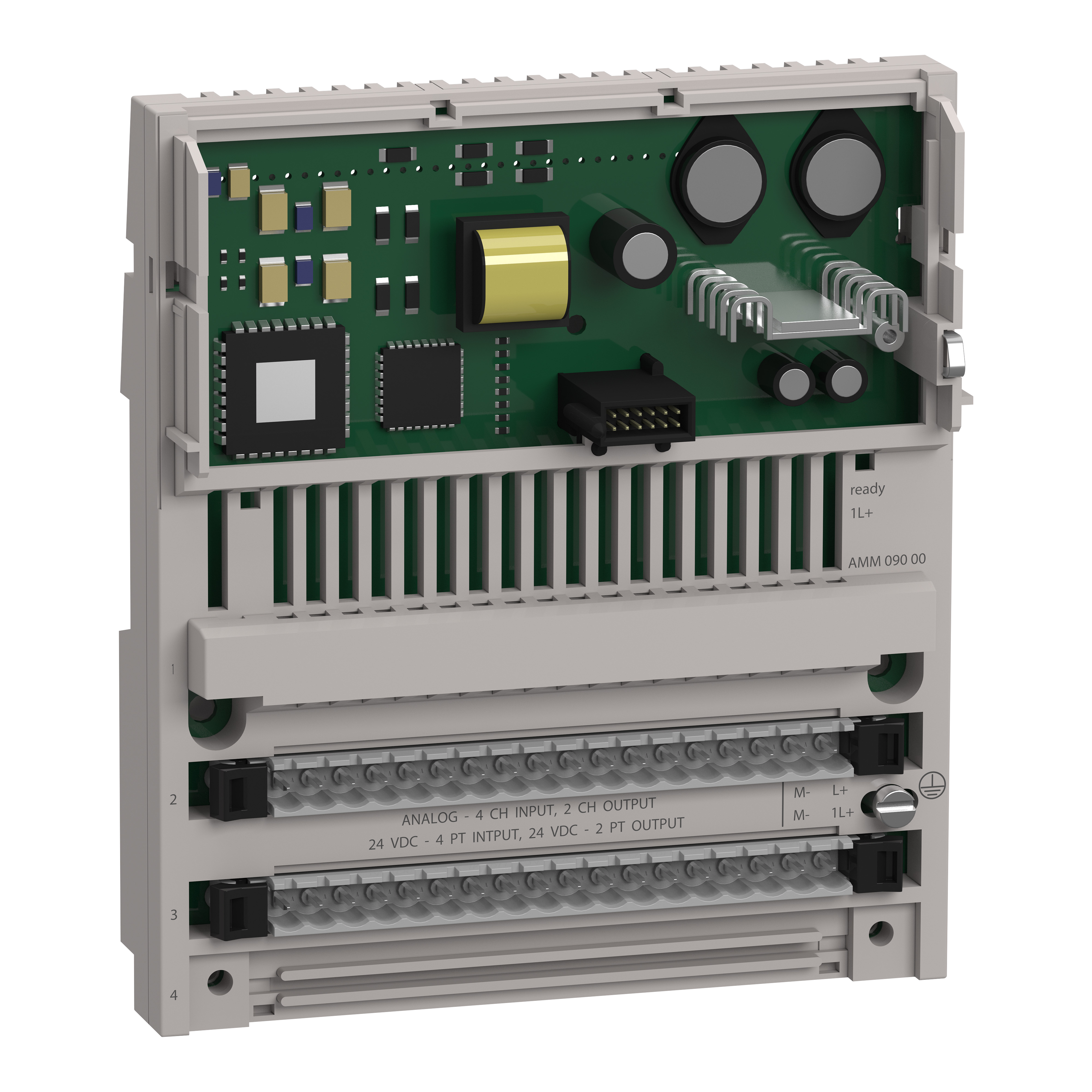 SCHNEIDER ELECTRIC - I/O analogici/digitali distribuiti - 8 I DIS - 8 O DIS - 6 I ANA - 4 O ANA 170ANR12090