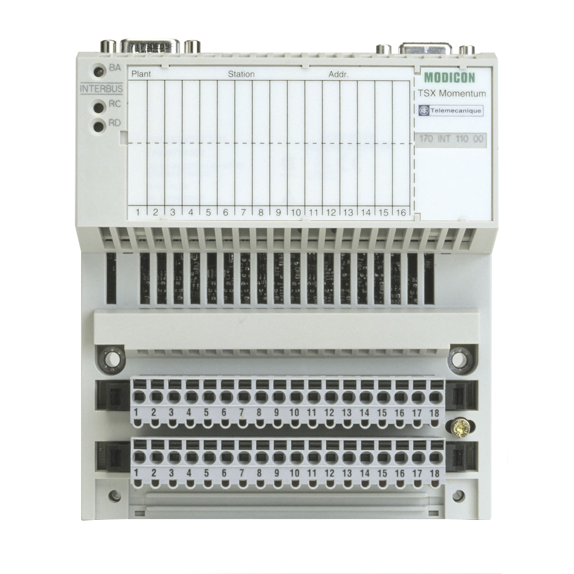 SCHNEIDER ELECTRIC - Adattatore comunicazione Interbus - Generazione Interbus SUPI 3 - A doppino 170INT11003