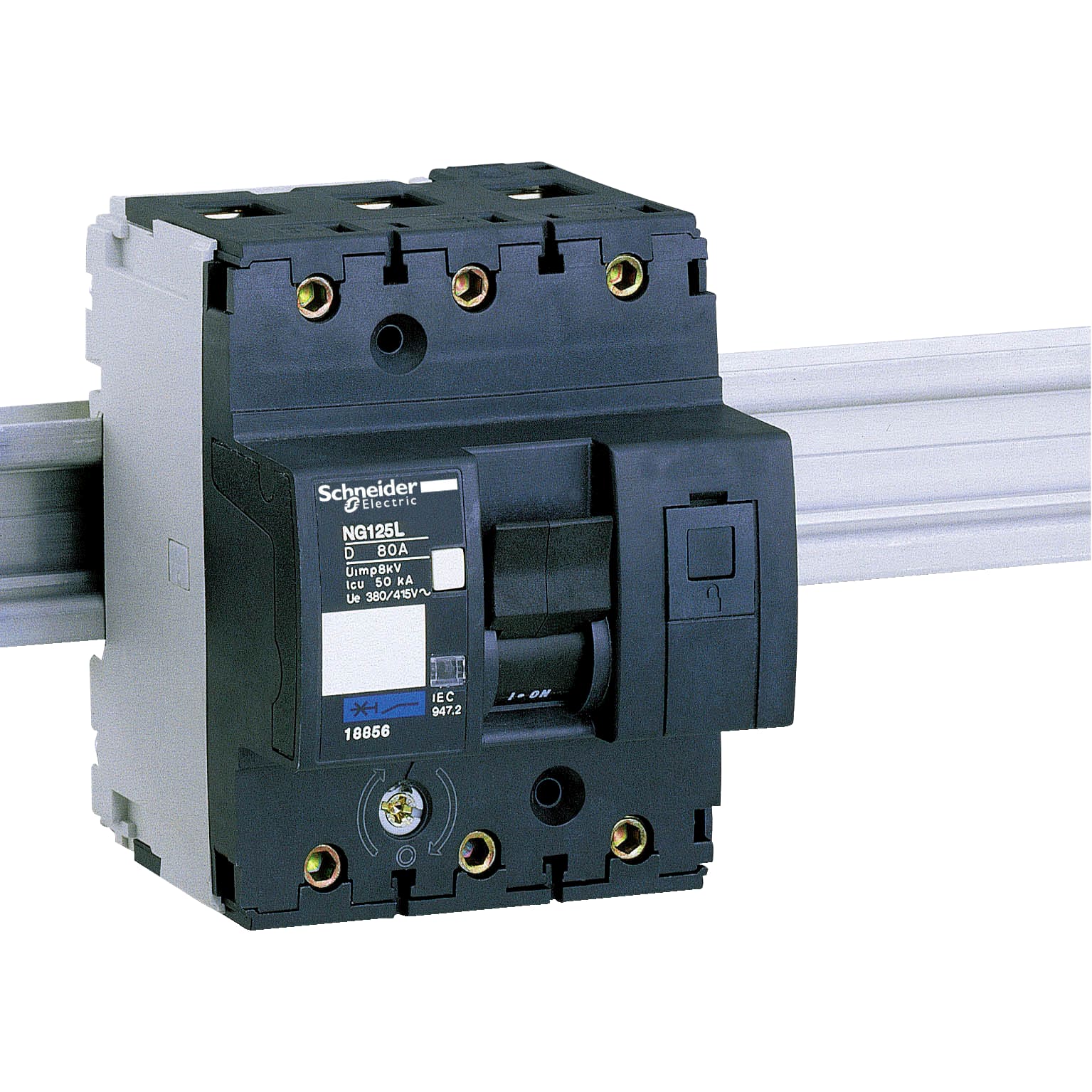 SCHNEIDER ELECTRIC - NG125 - circuit breaker - NG125L - 3P - 80A - D curve