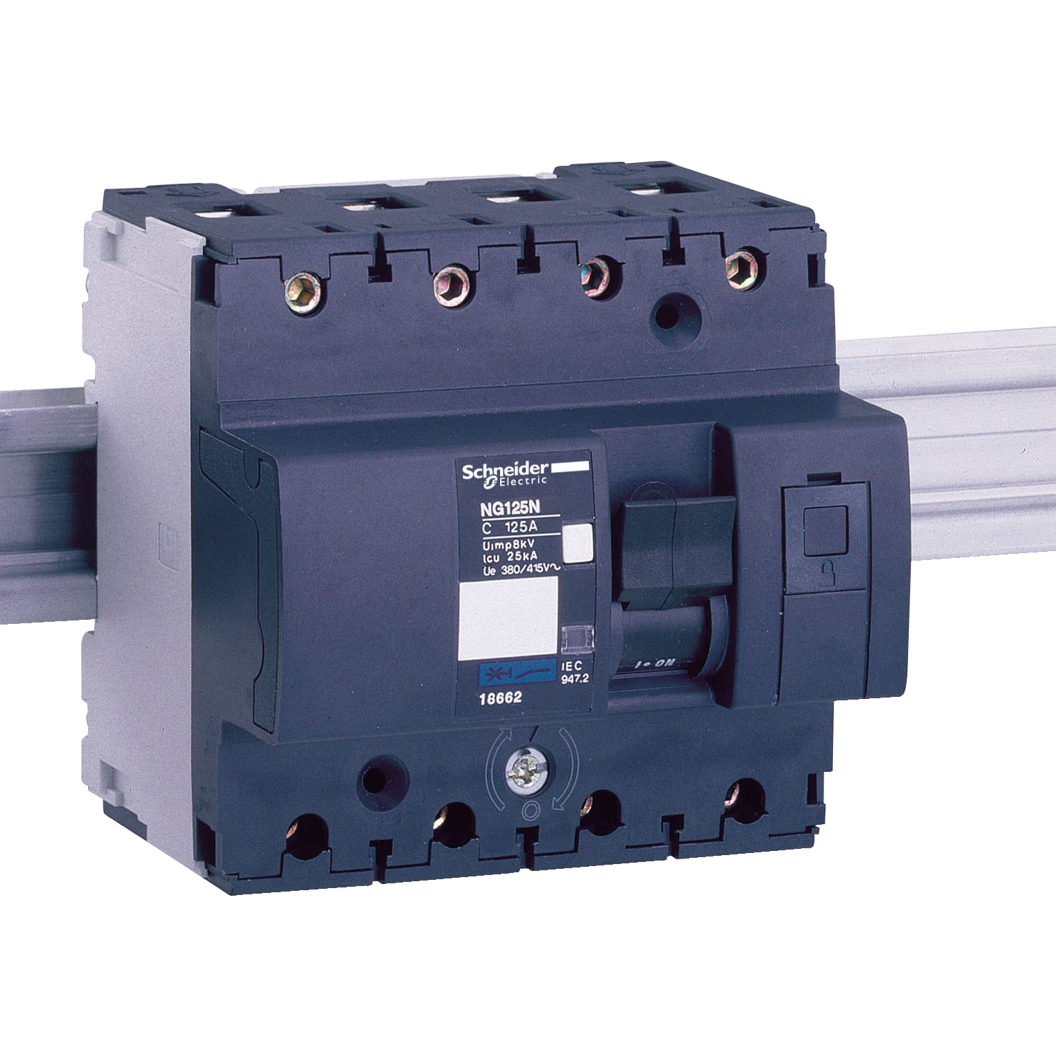 SCHNEIDER ELECTRIC - Interruttore magnetotermico NG125L 4P D 25A 50kA 18860