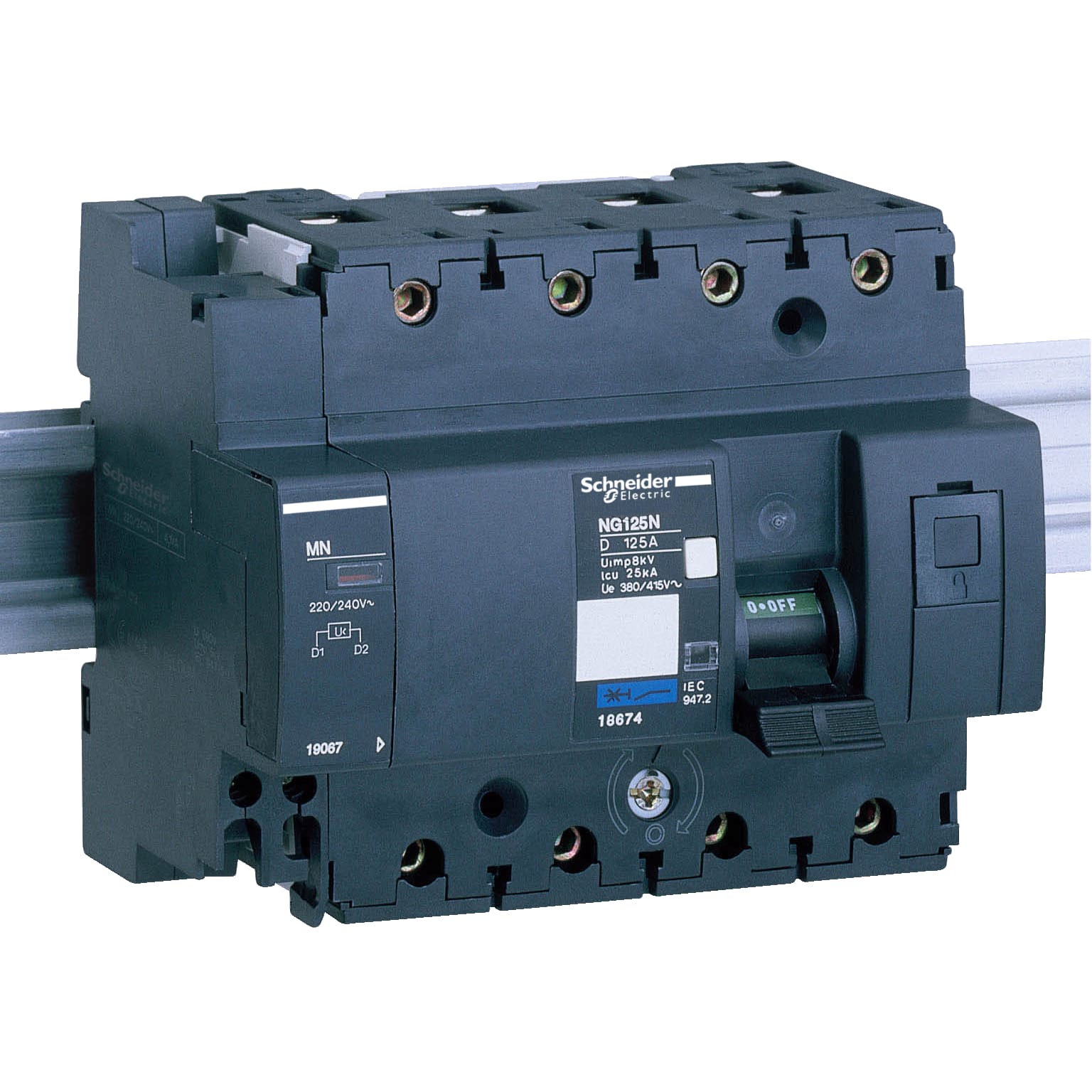 SCHNEIDER ELECTRIC - Sganciatore minima tensione MN 220/240Vca per NG125