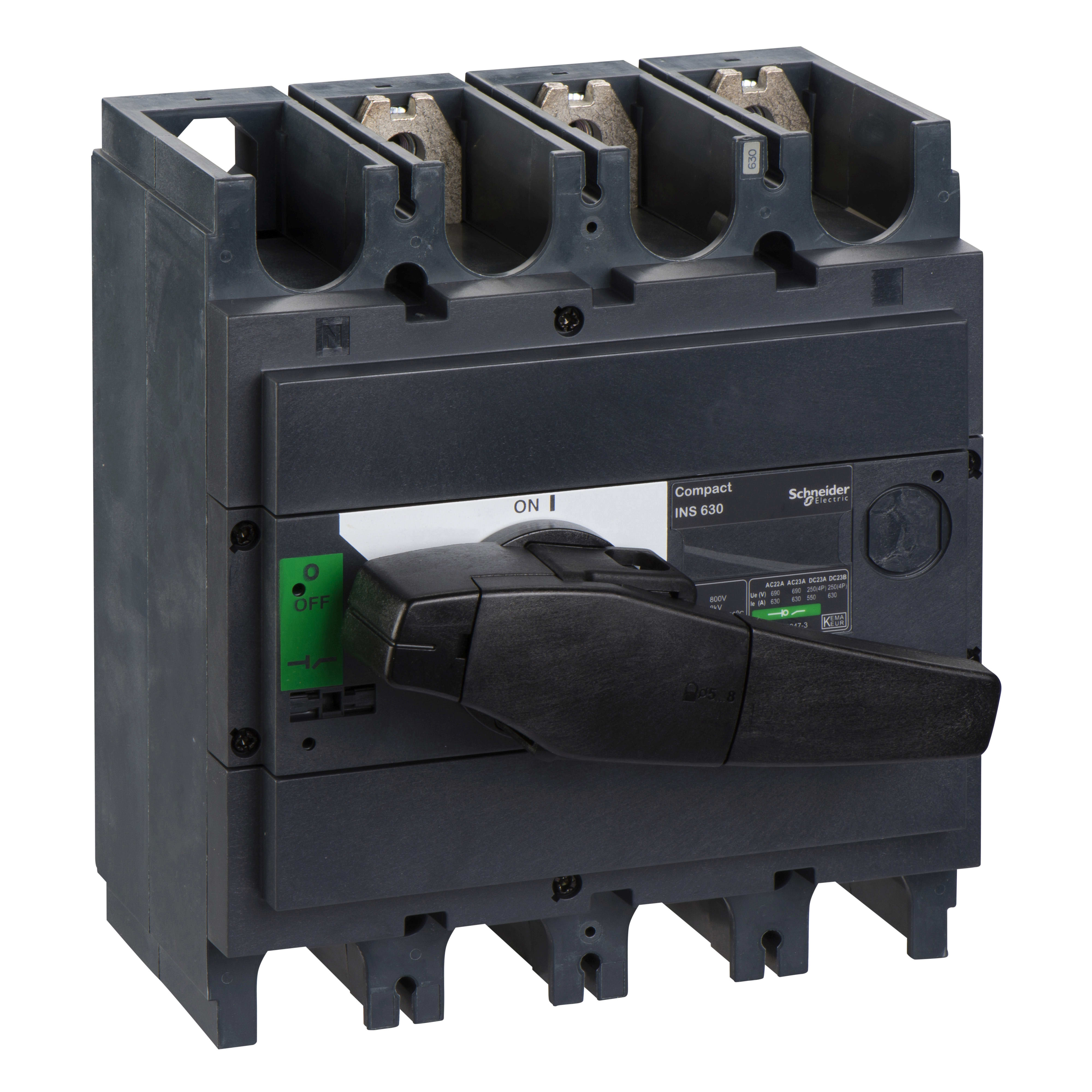 SCHNEIDER ELECTRIC - Interruttore / sezionatore Compact INS630 - 630 A - 3 poli