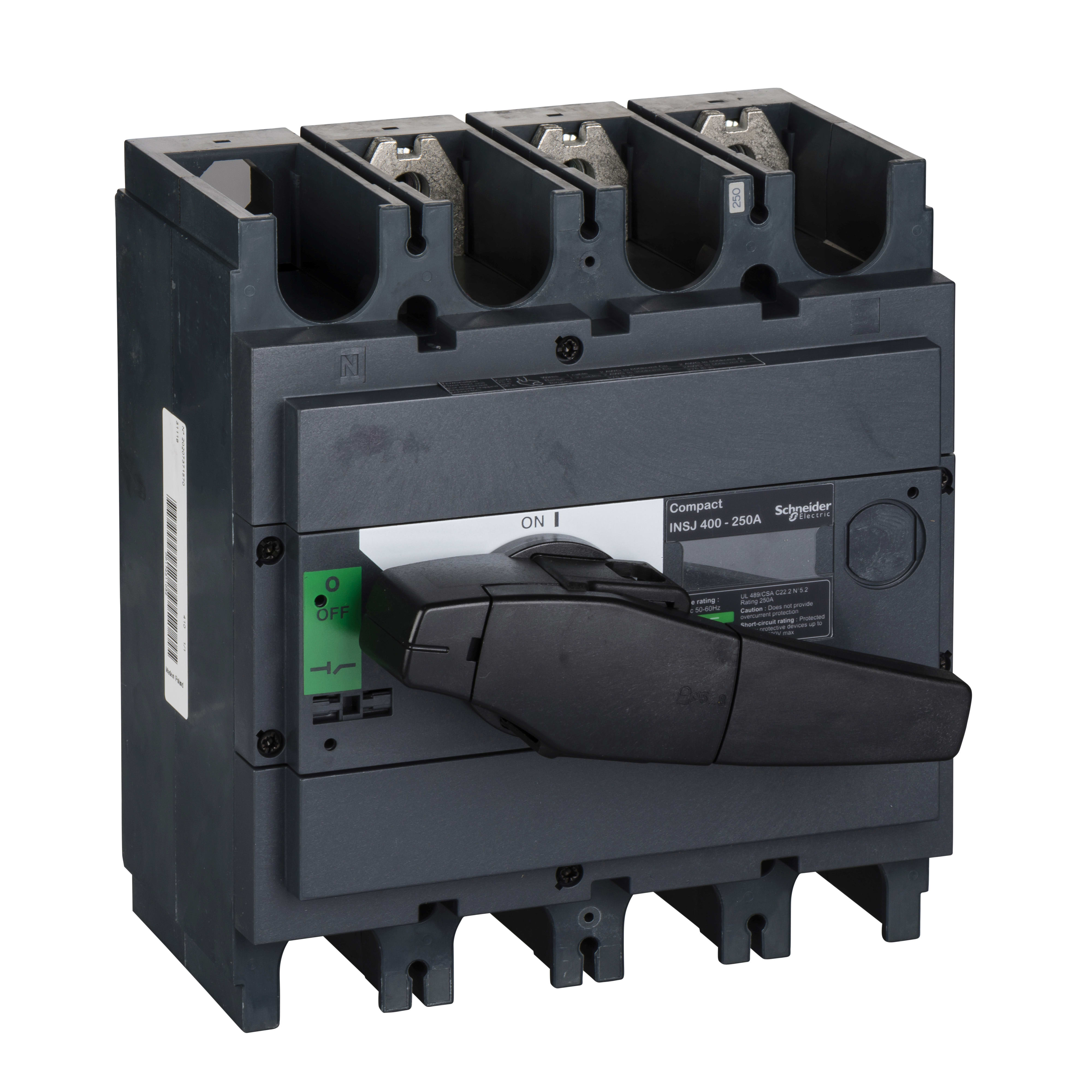 SCHNEIDER ELECTRIC - INSJ400 250A 3P MANOPOLA NERA