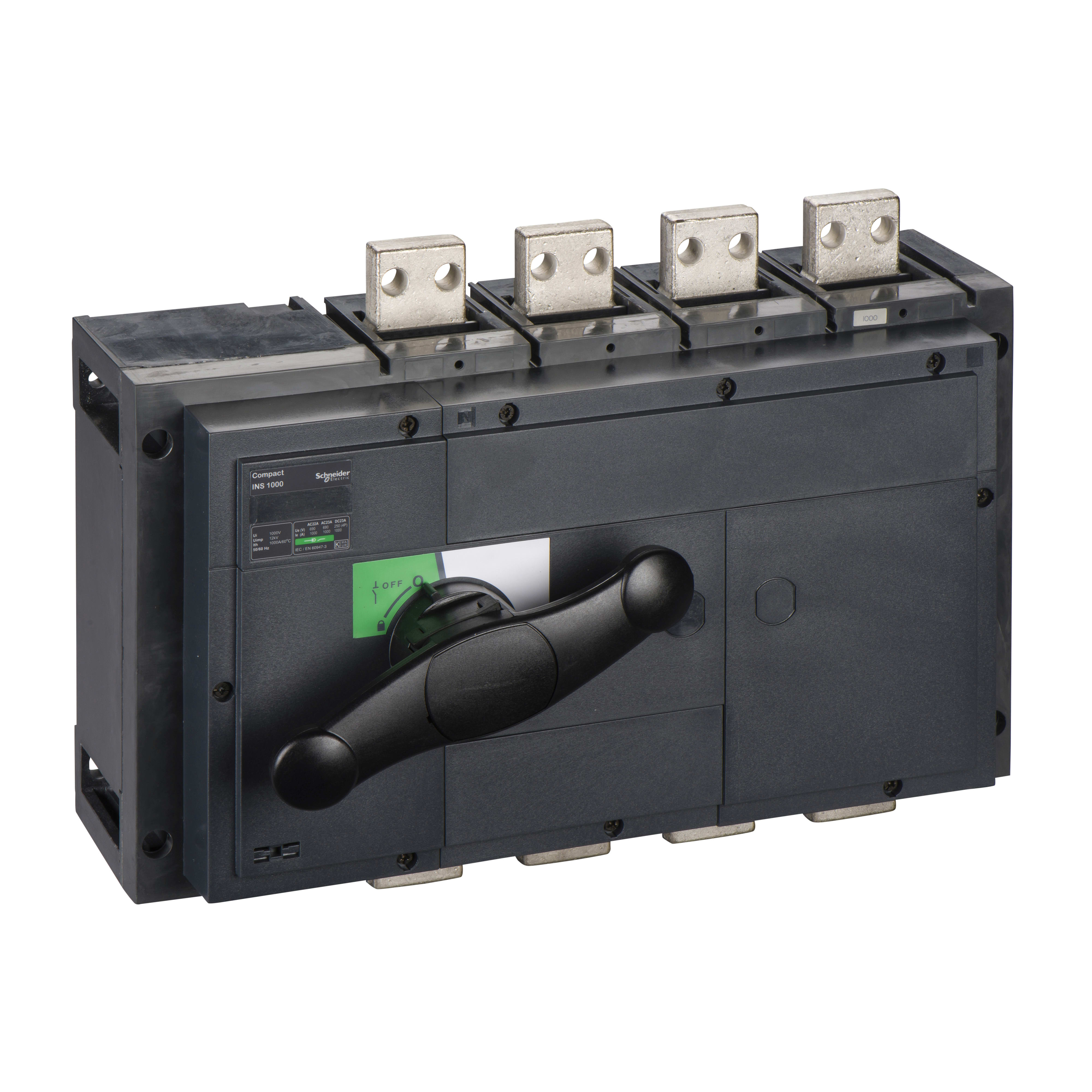 SCHNEIDER ELECTRIC - Interruttore / sezionatore Compact INS1000 - 1000 A - 4 poli