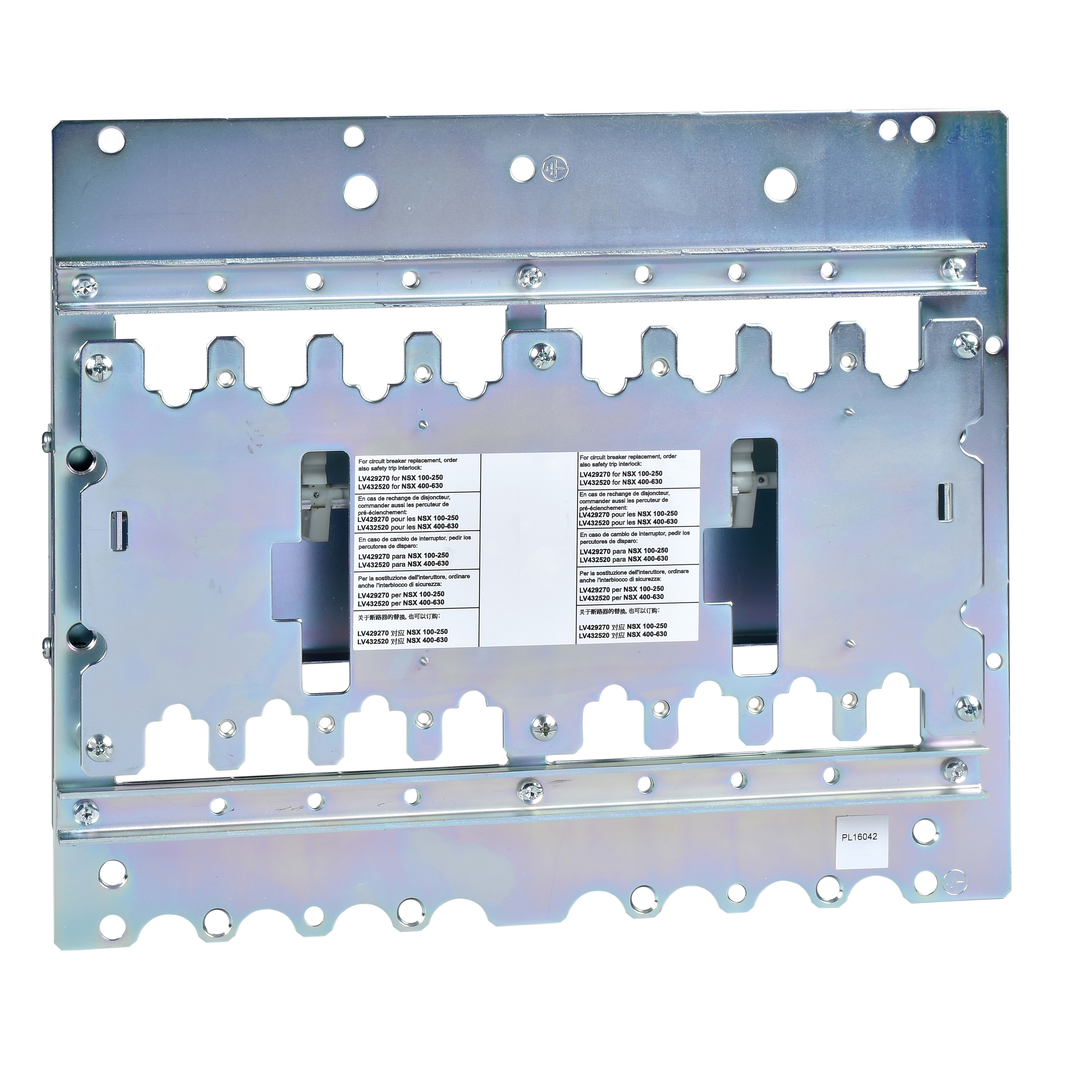 SCHNEIDER ELECTRIC - Piastra base con blocco meccanico ed elettrico - Compact NS400..630 32610