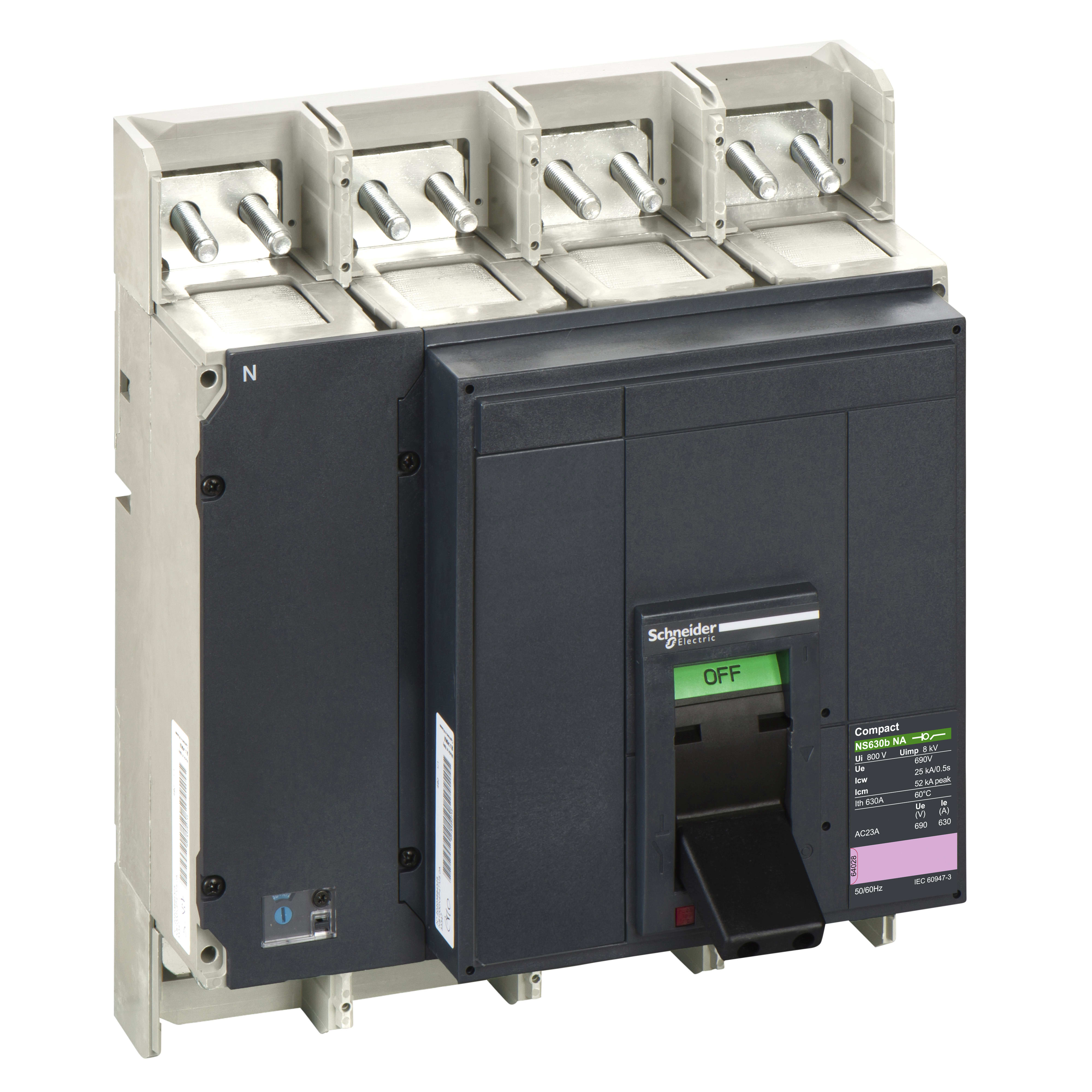 SCHNEIDER ELECTRIC - Sezionatore Compact NS800 NA - 800 A - 4 poli