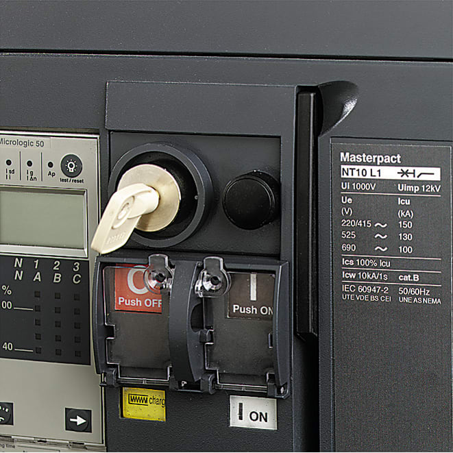 SCHNEIDER ELECTRIC - Pulsante BPFE - 1 NO - Per Masterpact NT