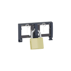 SCHNEIDER ELECTRIC - Disp. di blocco pulsanti - disinibizione comando di apertura e/o chiusura Interruttore (Lucchetto non fornito) 48536