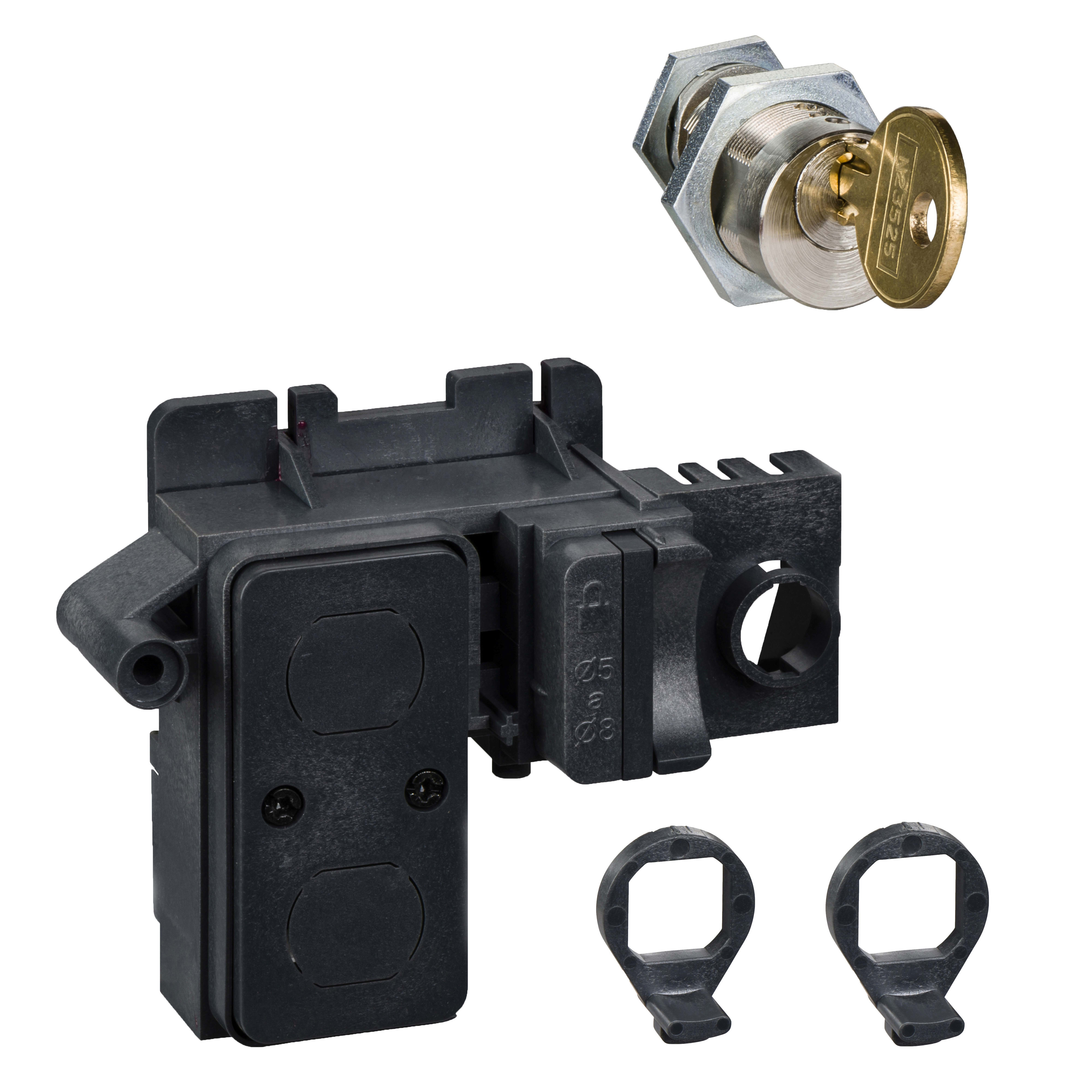 SCHNEIDER ELECTRIC - Blocco Ronis + Kit adattamento - Per NW - Blocco in pos. OFF - 1 chiave