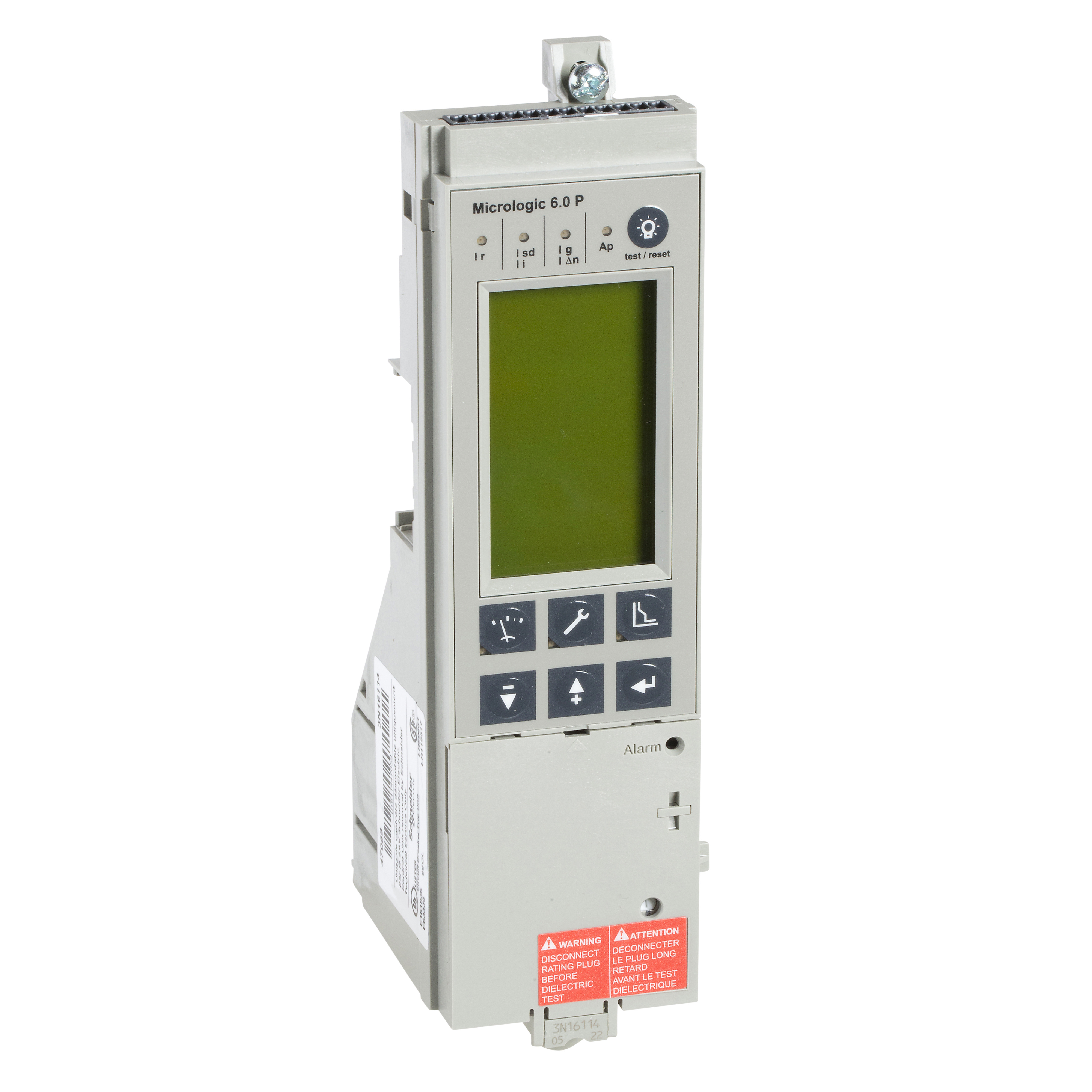 SCHNEIDER ELECTRIC - sganciatore MicroLogic 6.0P, ComPacT da NS630b a NS1600 estraibile comando motorizzato, protezioni selettive e per correnti differenziali