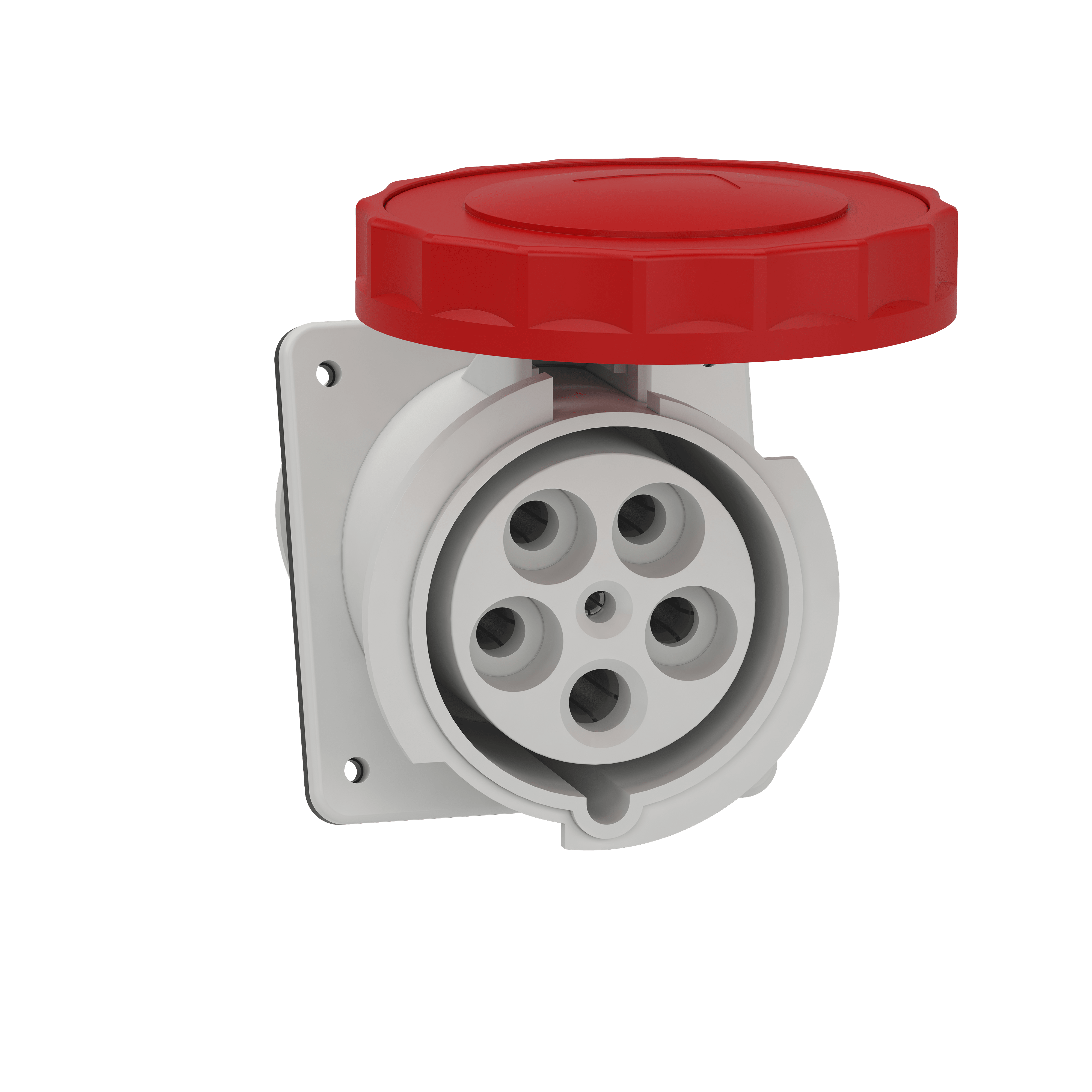 SCHNEIDER ELECTRIC - Presa fissa BT da incasso inclinata IP67 125A 380V 3P+N+T 81295