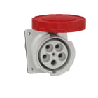 SCHNEIDER ELECTRIC - Presa fissa BT da incasso inclinata IP67 125A 380V 3P+N+T 81295