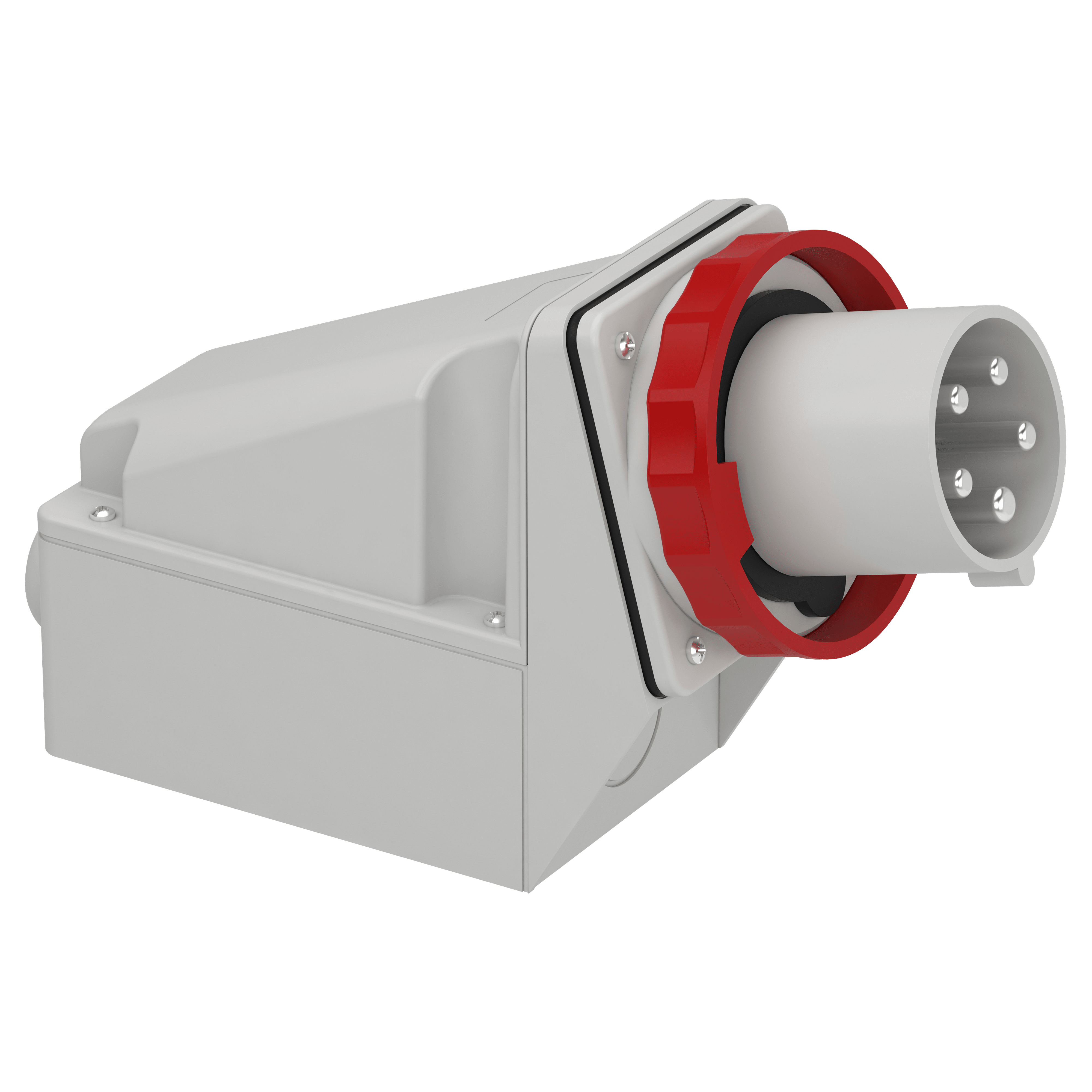 SCHNEIDER ELECTRIC - Spina fissa BT da parete IP67 63A 380V 3P+N+T 81583