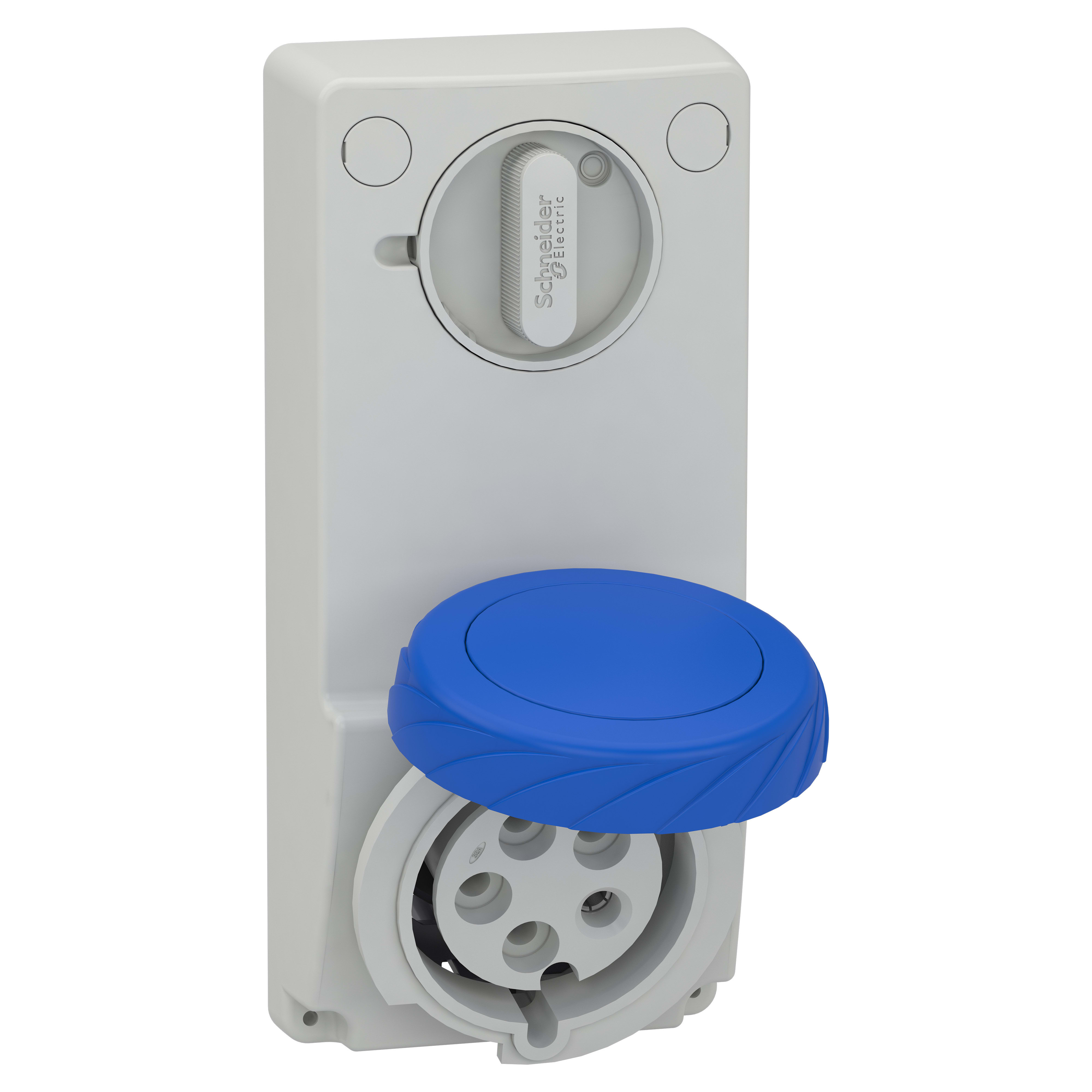 SCHNEIDER ELECTRIC - Presa da incasso interbloccata Unika IP65 32A 220V 2P+T