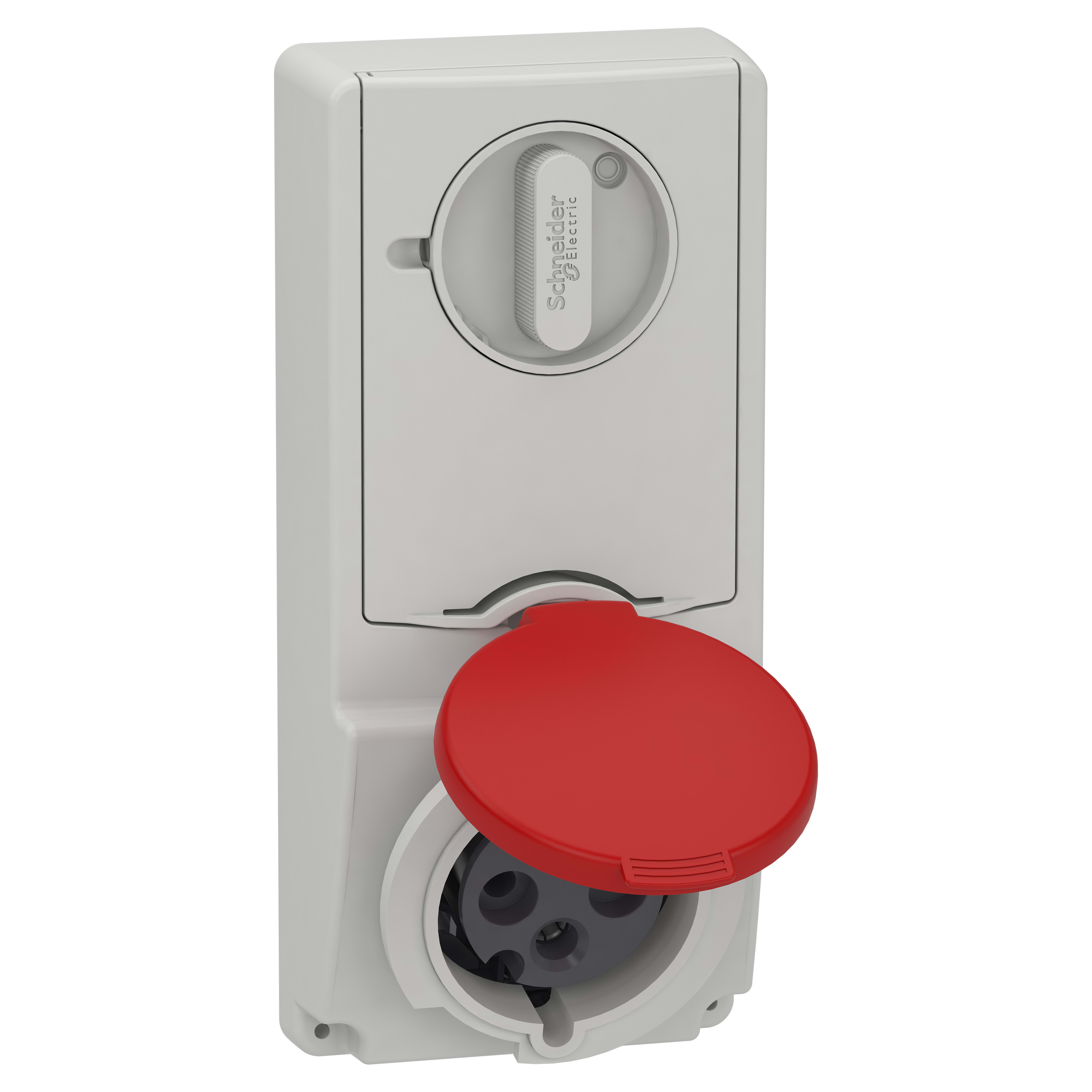 SCHNEIDER ELECTRIC - Presa da incasso interbloccata con fusibile Unika IP44 32A 380V 3P+T 82146