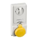SCHNEIDER ELECTRIC - Presa da incasso interbloccata con fusibile Unika IP65 16A 110V 2P+T 82178