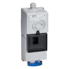SCHNEIDER ELECTRIC - Presa da parete interbloccata /vano DIN Isoblock IP65 32A 220V 2P+T 82766