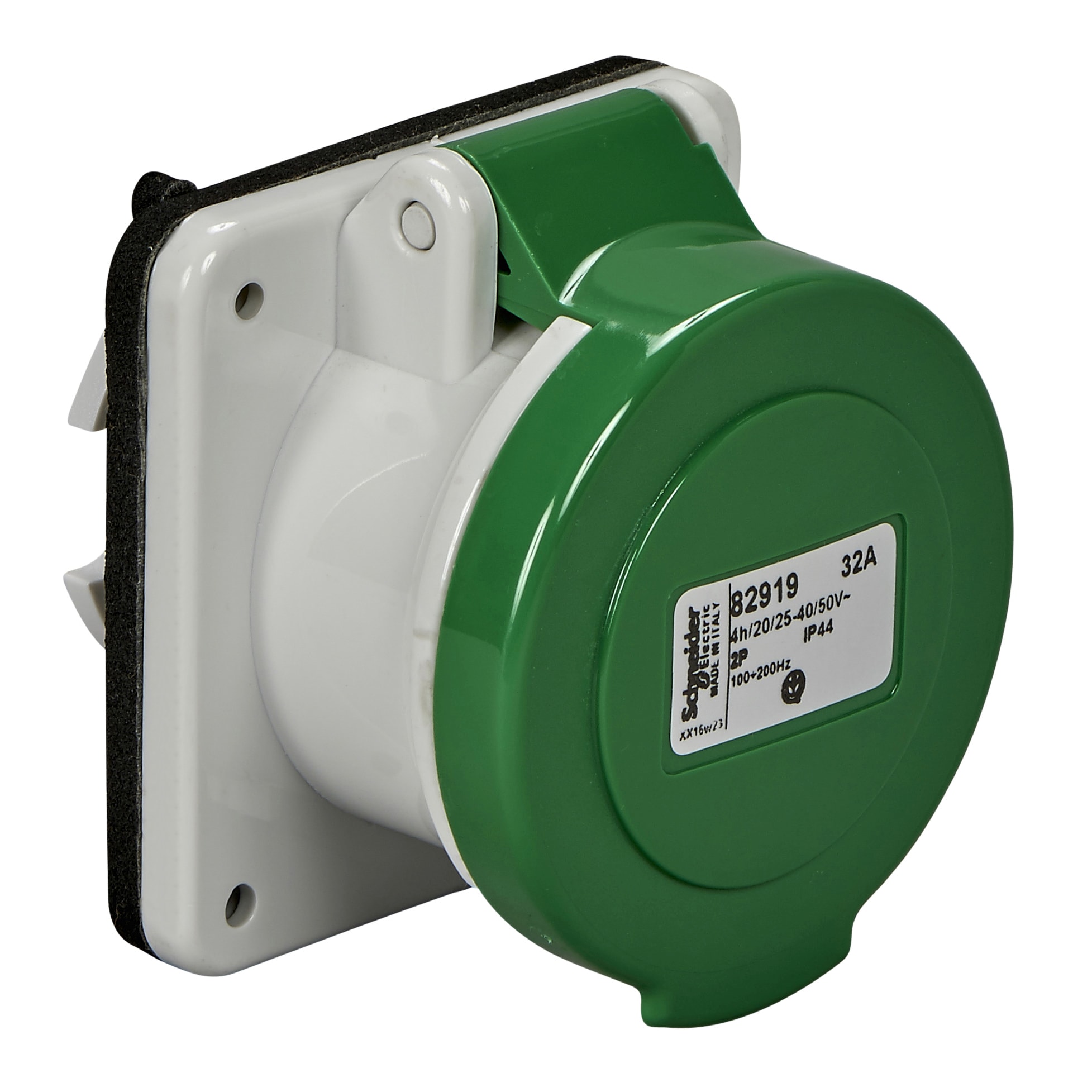 SCHNEIDER ELECTRIC - Presa fissa BTS da incasso IP44 32A 24/48V 100/200Hz 2P 82919