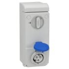 SCHNEIDER ELECTRIC - Presa da parete interbloccata Unika IP44 16A 220V 2P+T