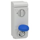 SCHNEIDER ELECTRIC - Presa da parete interbloccata Unika IP65 16A 220V 2P+T